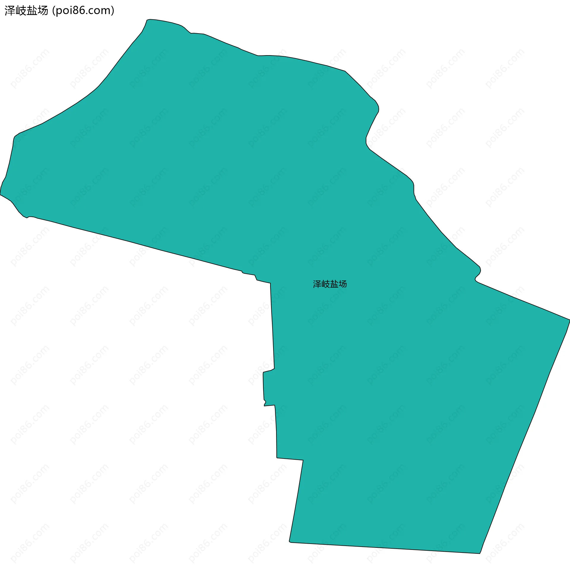 泽岐盐场边界地图