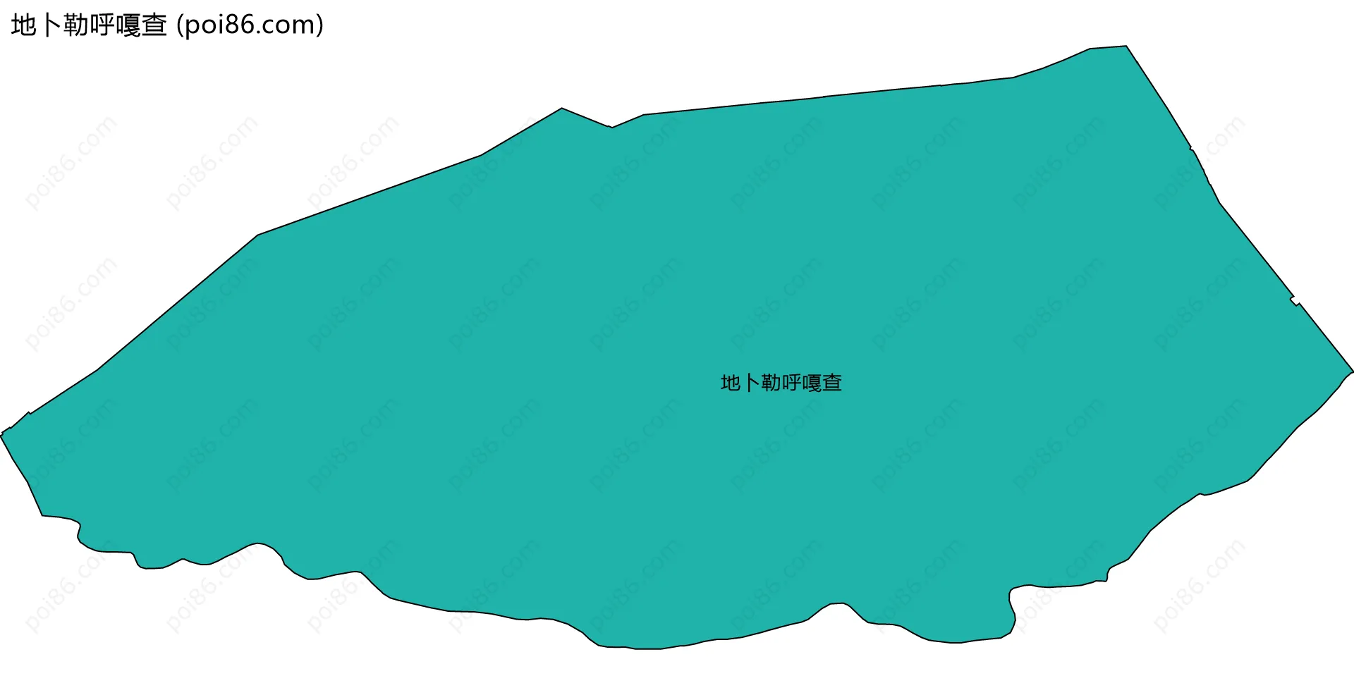 地卜勒呼嘎查边界地图