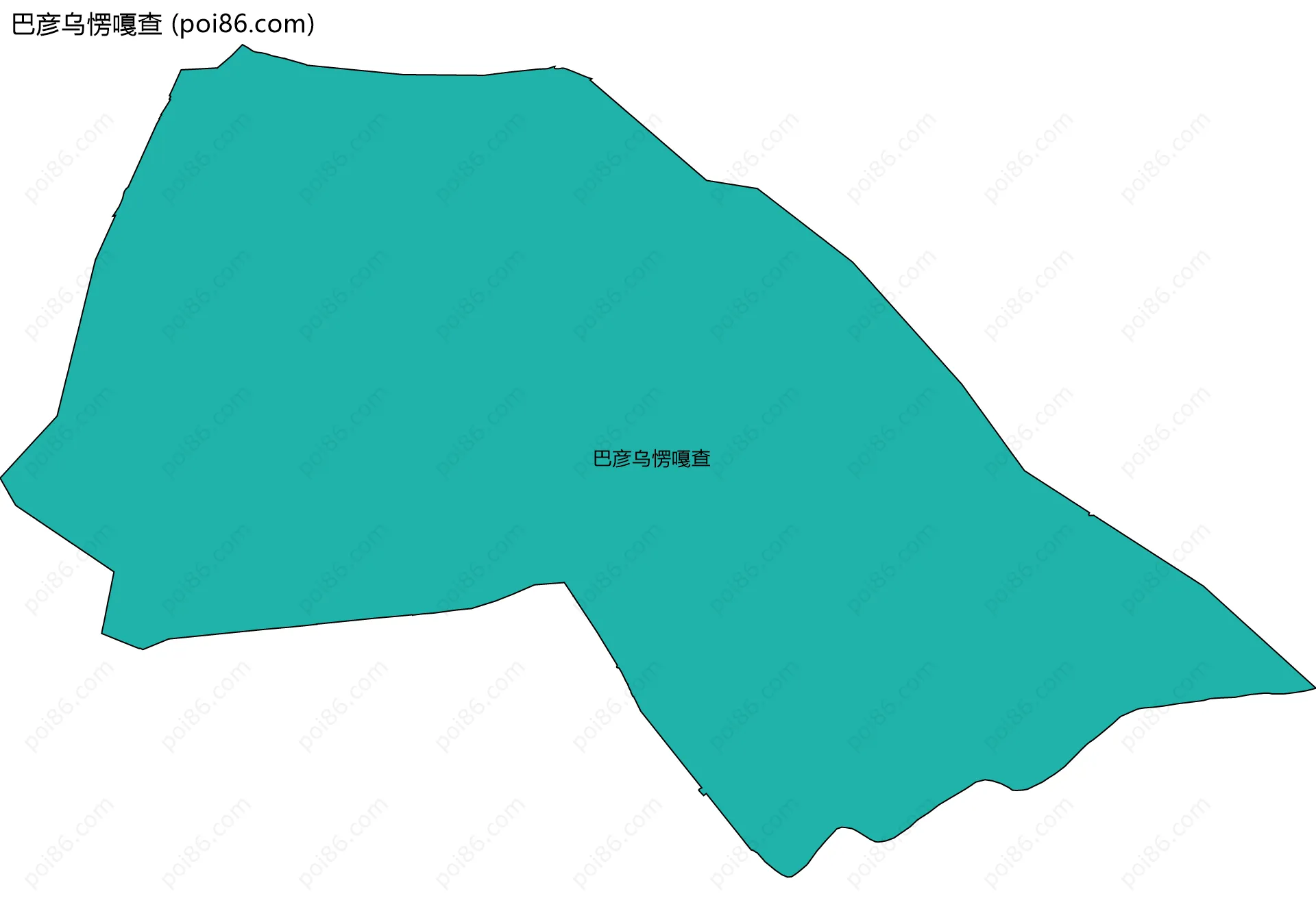 巴彦乌愣嘎查边界地图