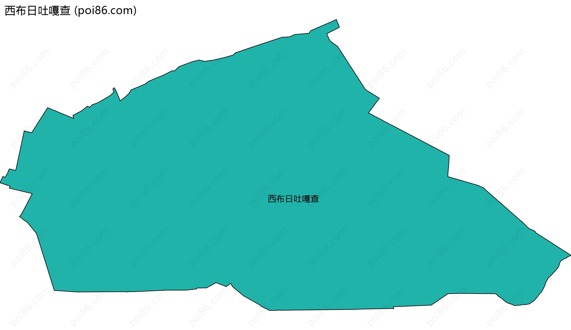 西布日吐嘎查边界地图