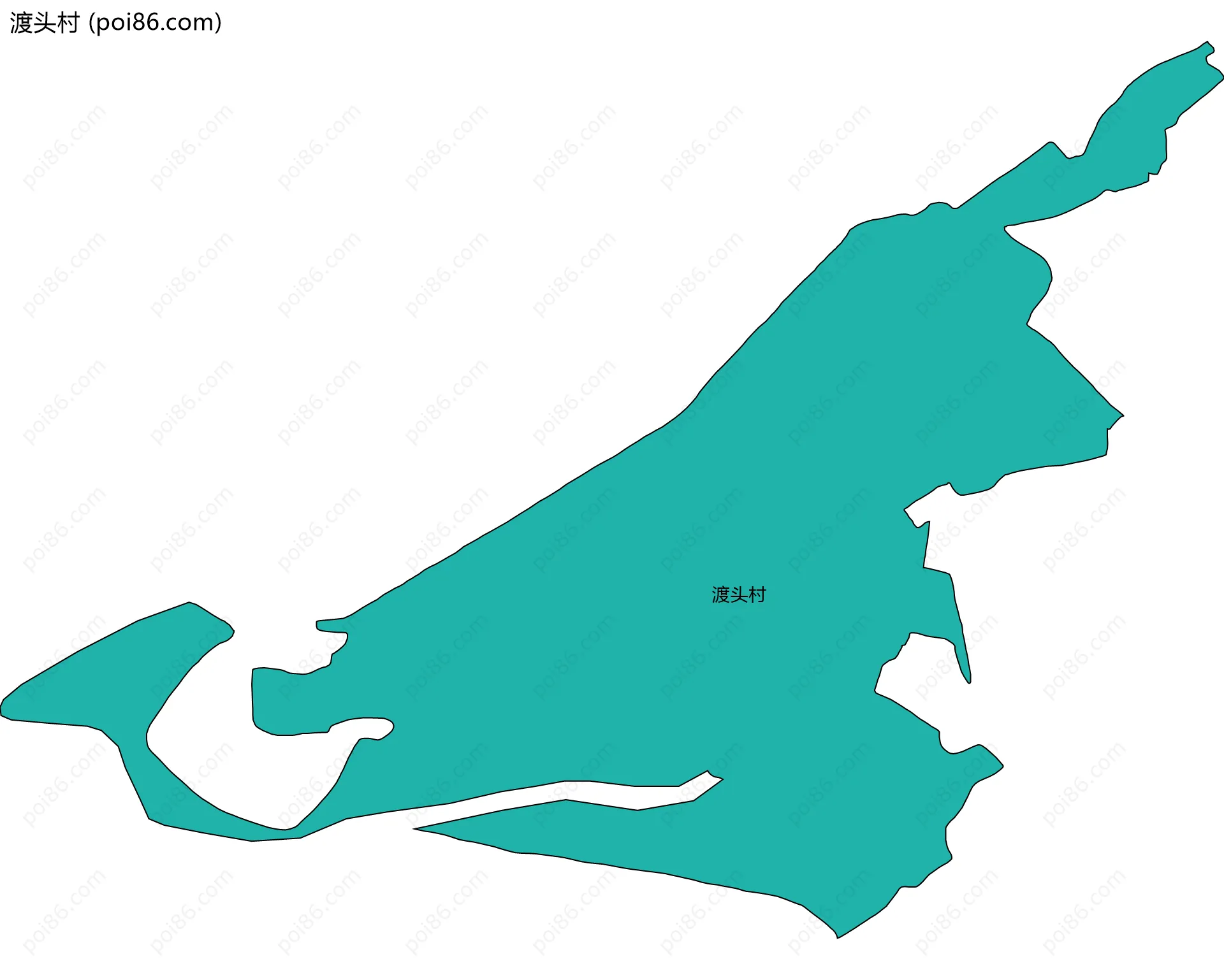 渡头村边界地图