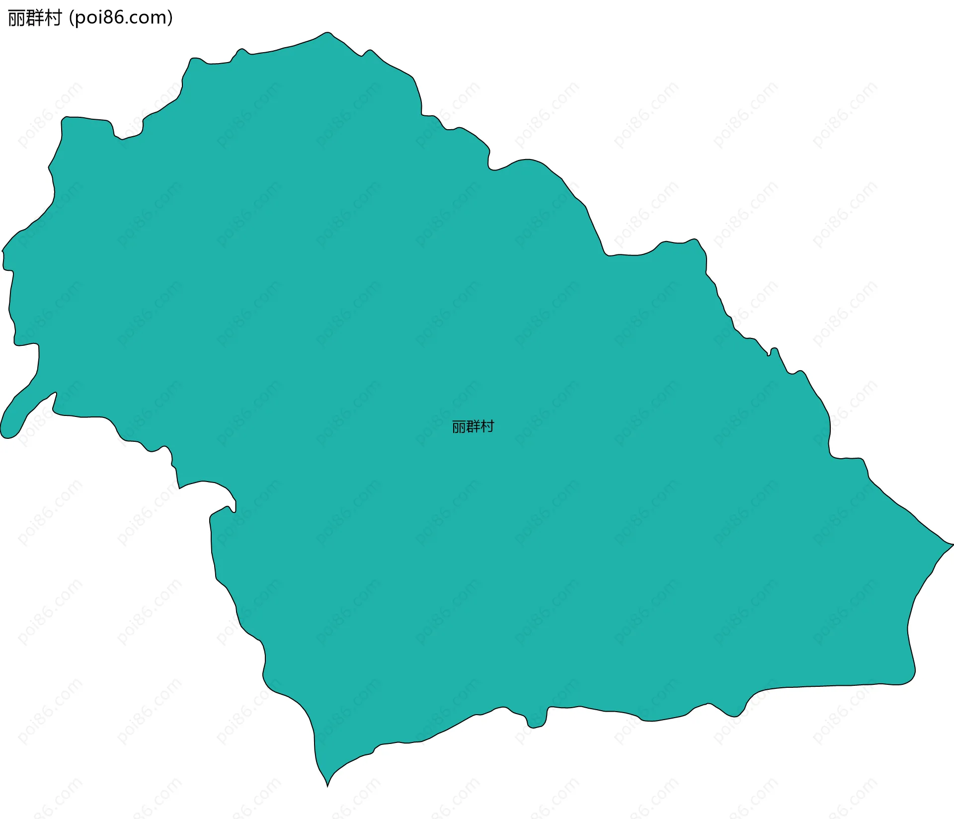 丽群村边界地图
