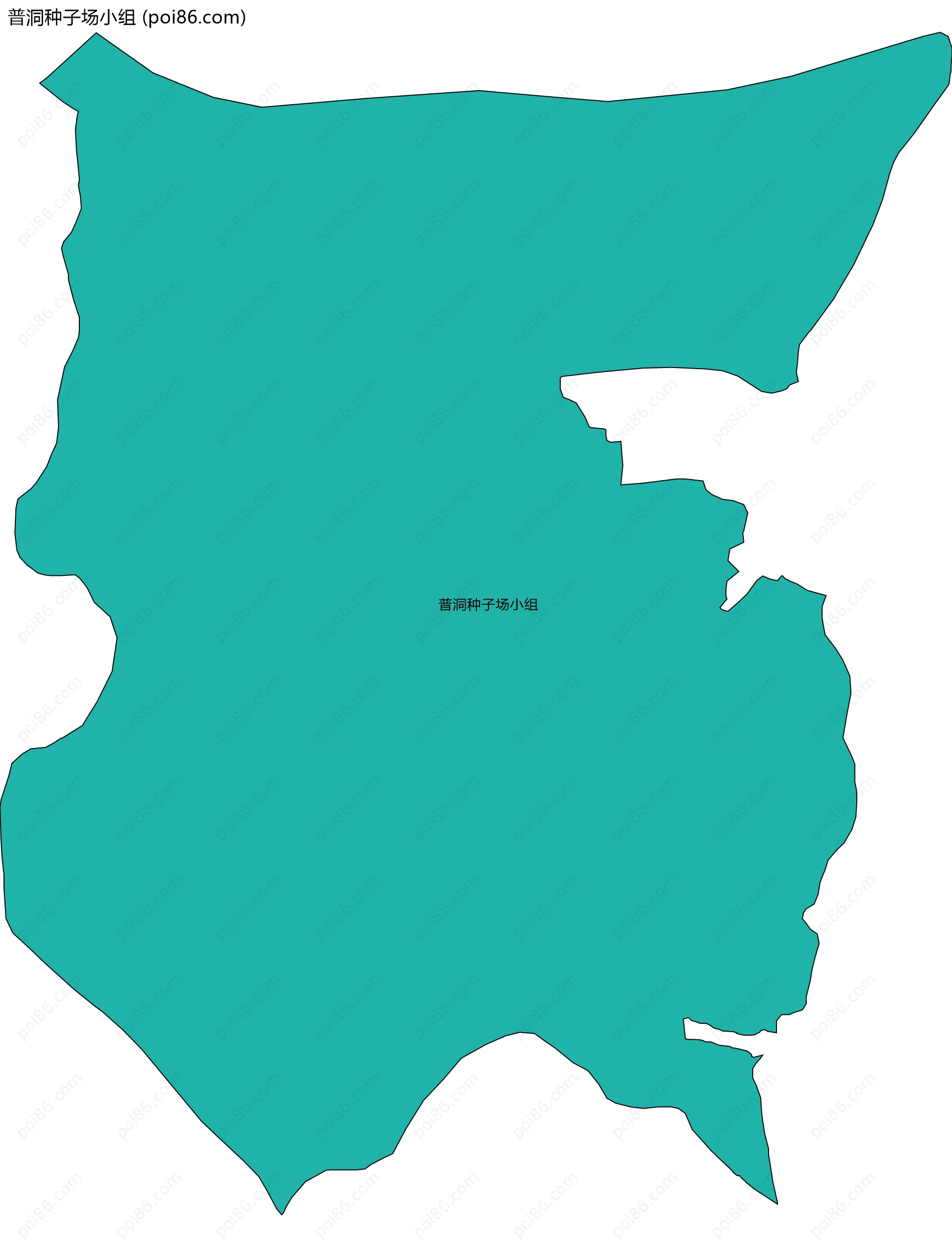 普洞种子场小组边界地图