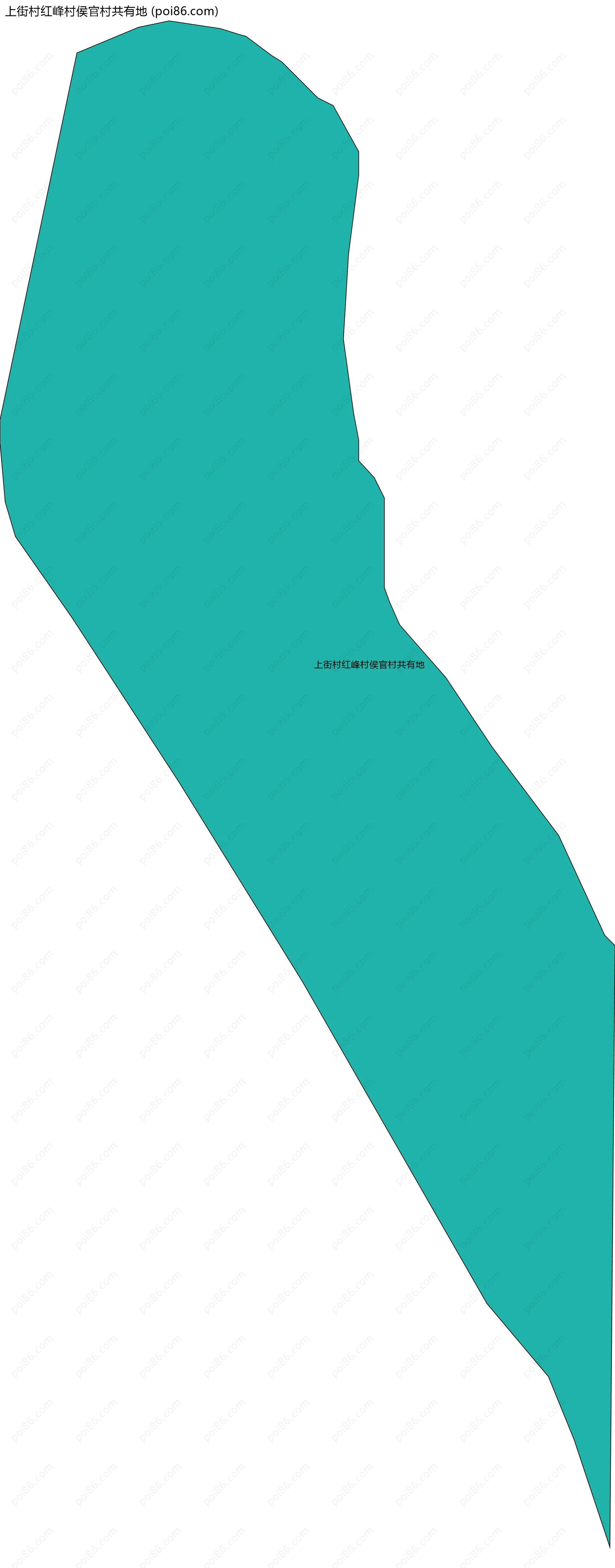 上街村红峰村侯官村共有地边界地图