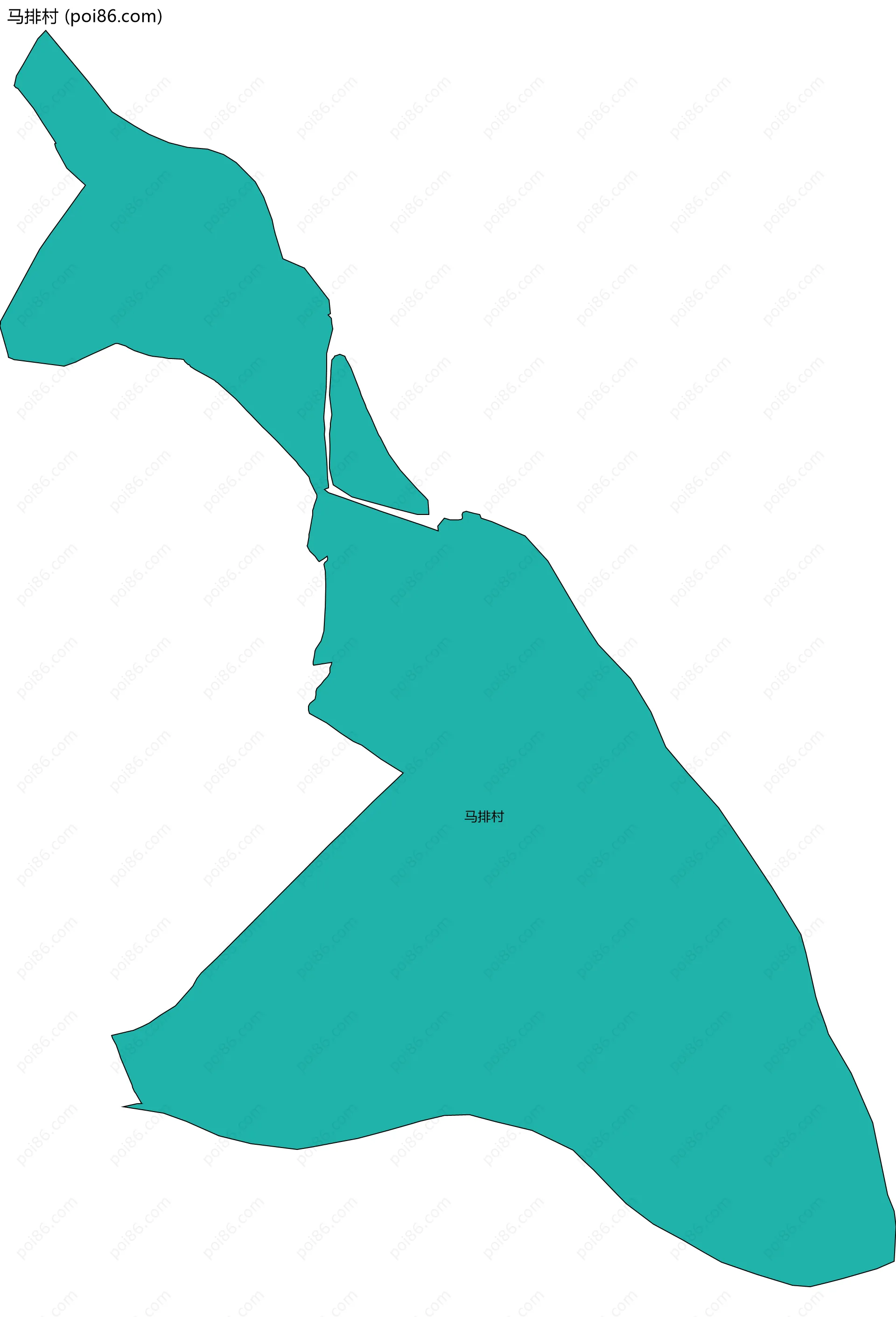 马排村边界地图