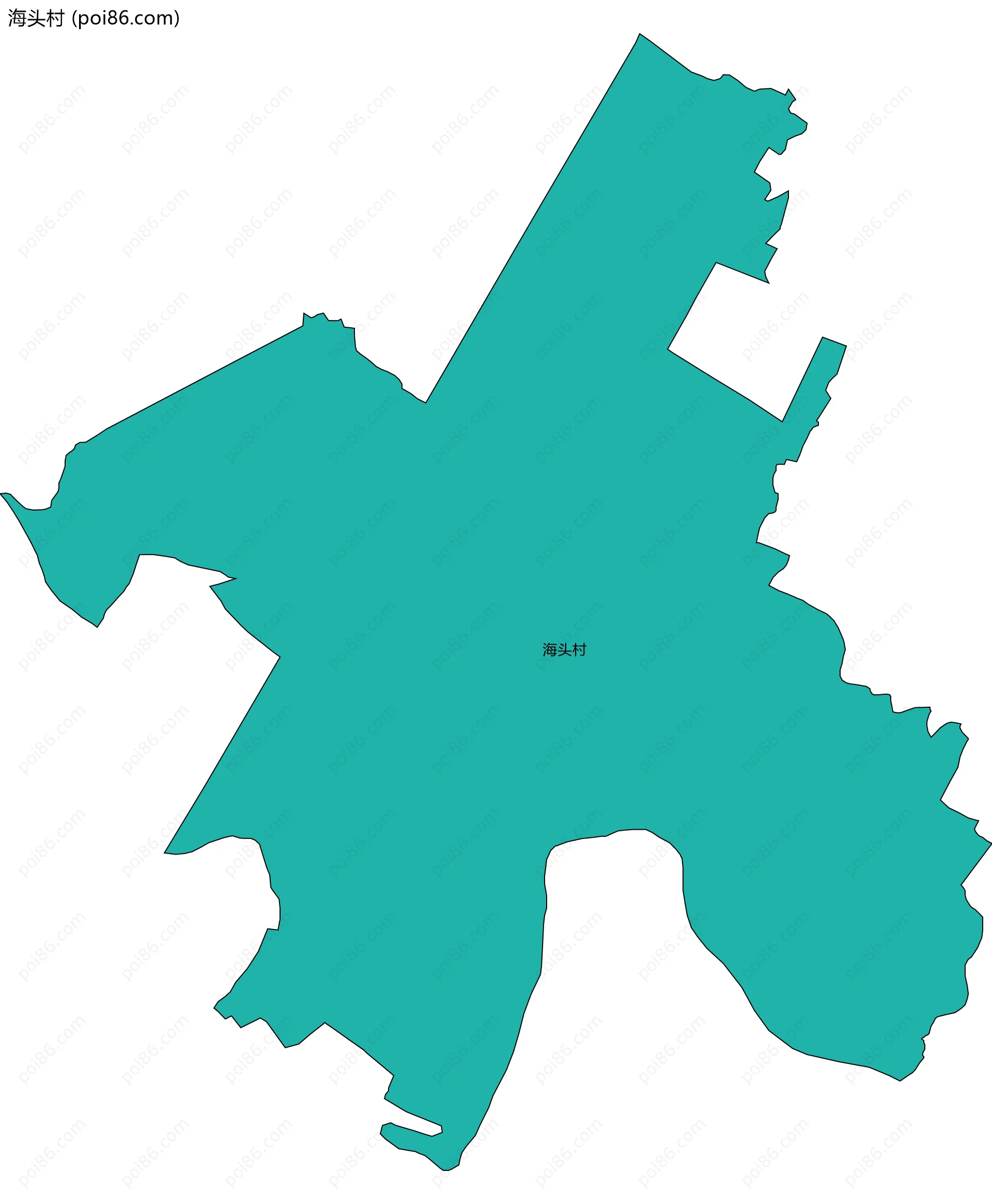 海头村边界地图