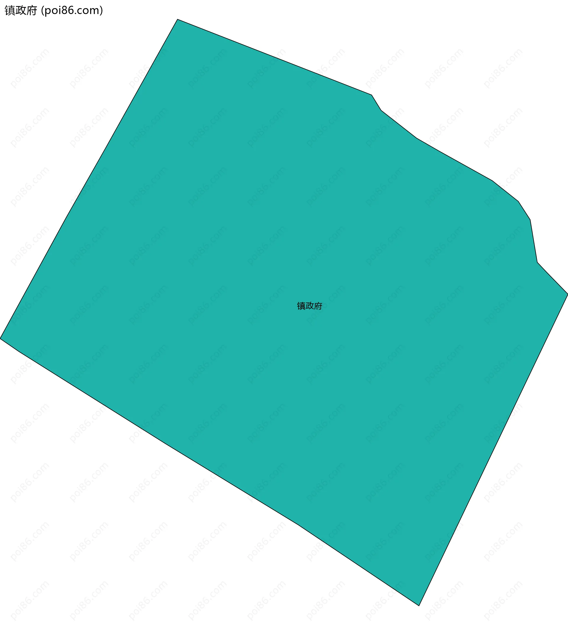 镇政府边界地图