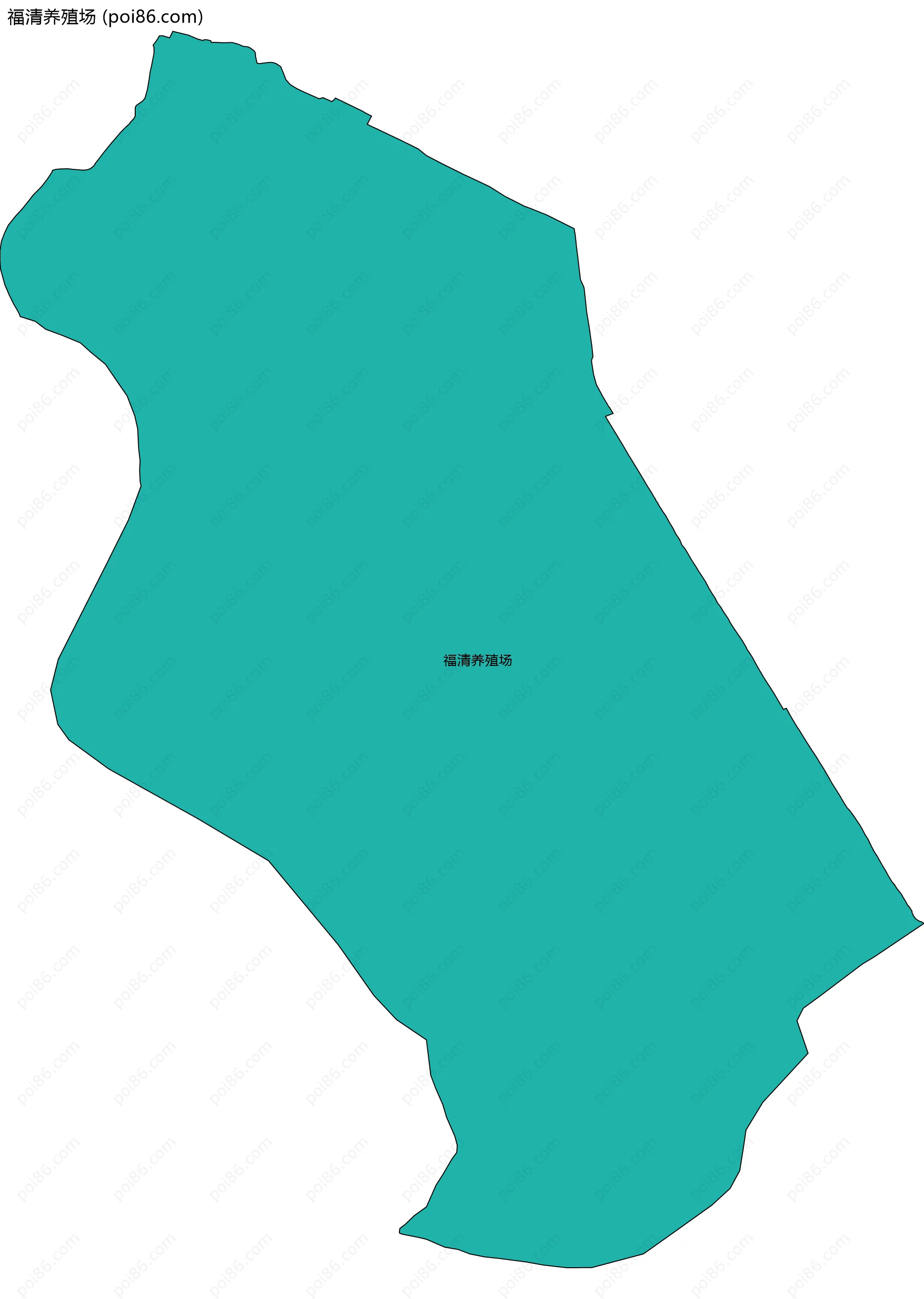 福清养殖场边界地图