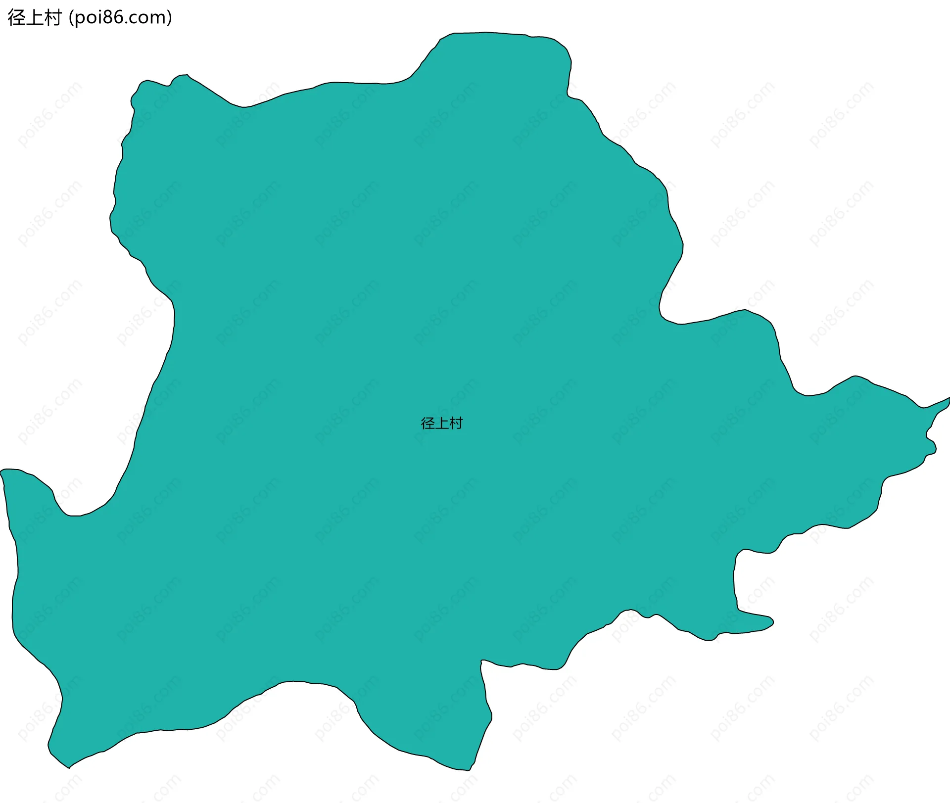 径上村边界地图