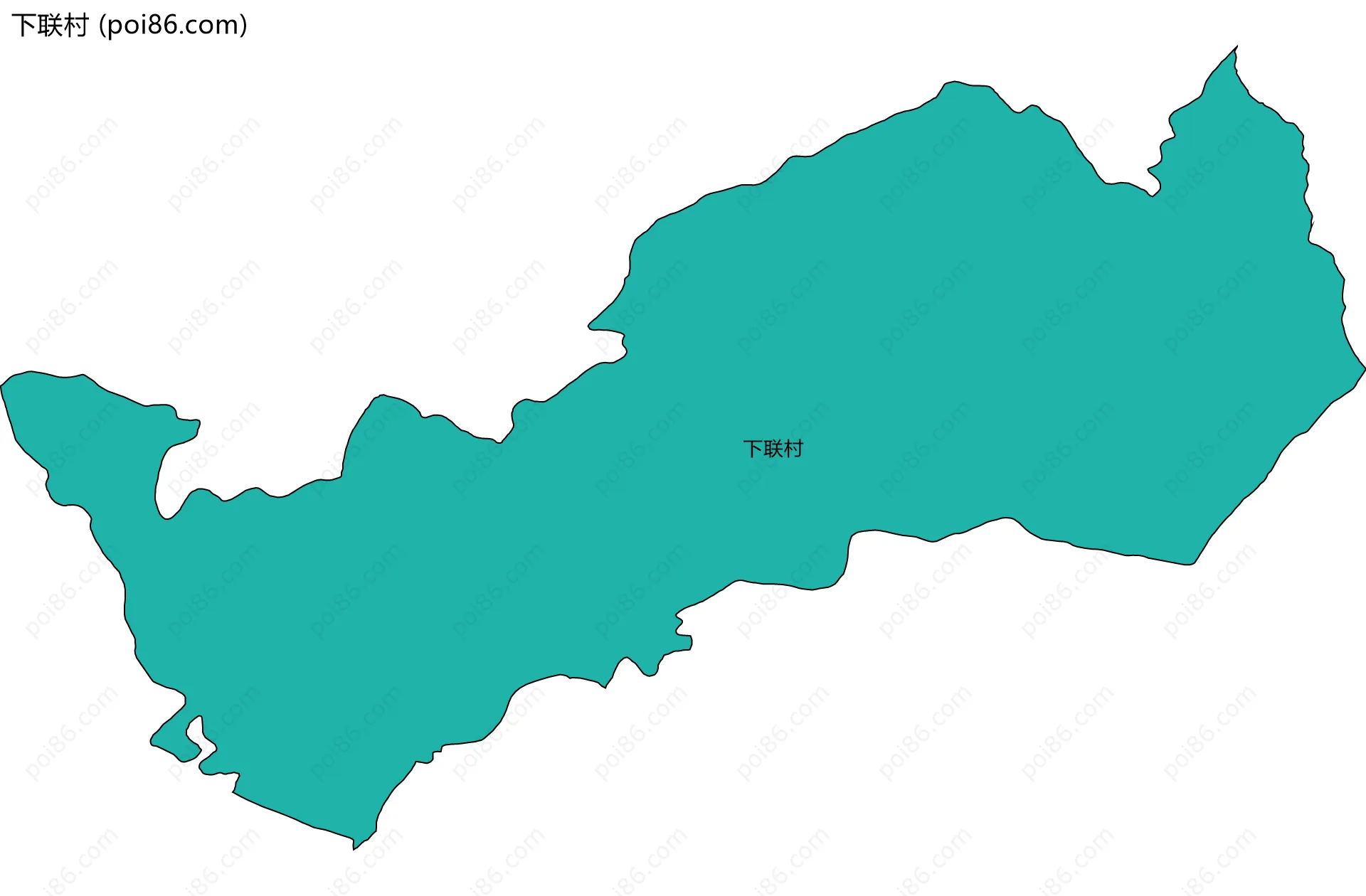 下联村边界地图