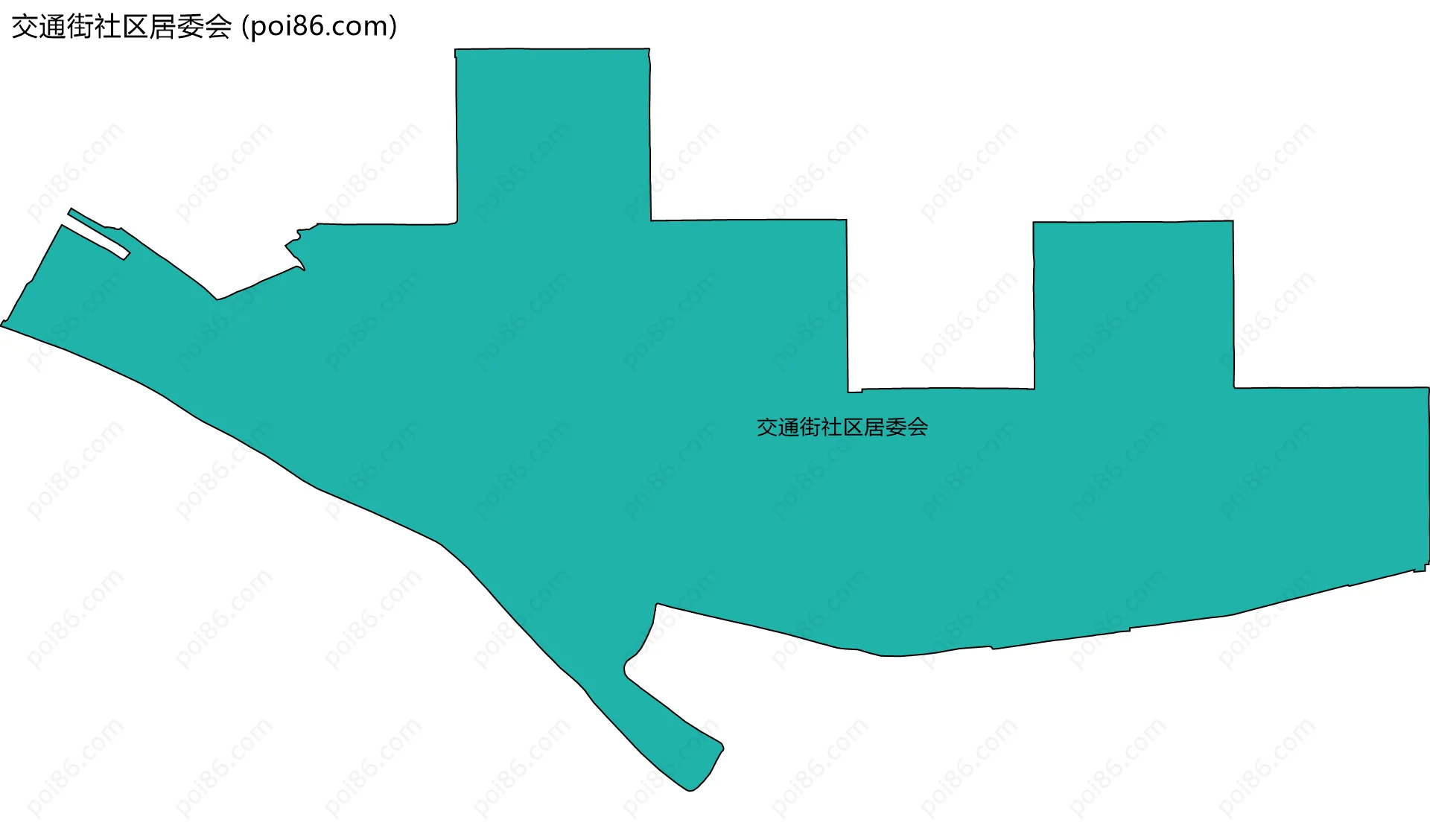 交通街社区居委会边界地图