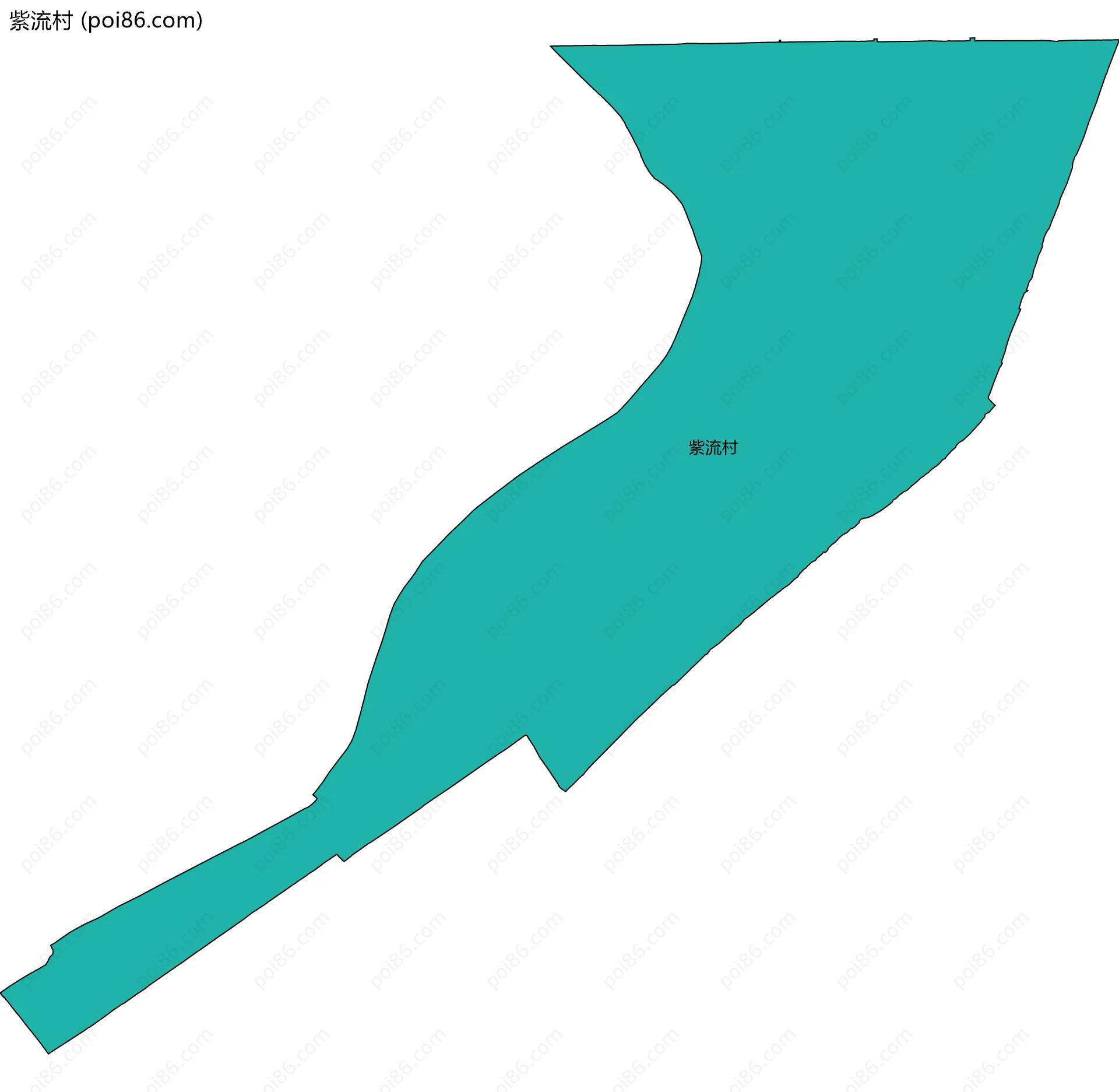 紫流村边界地图