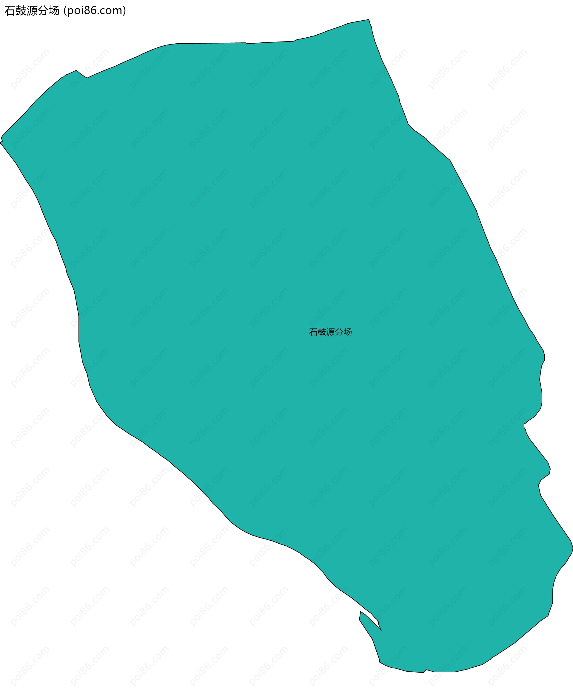 石鼓源分场边界地图