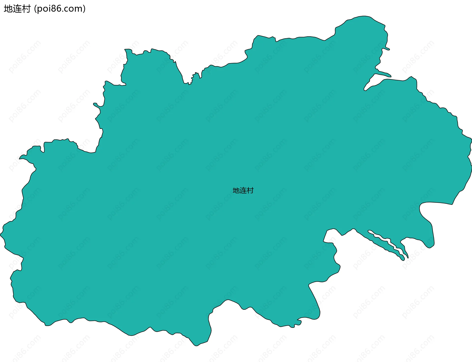 地连村边界地图
