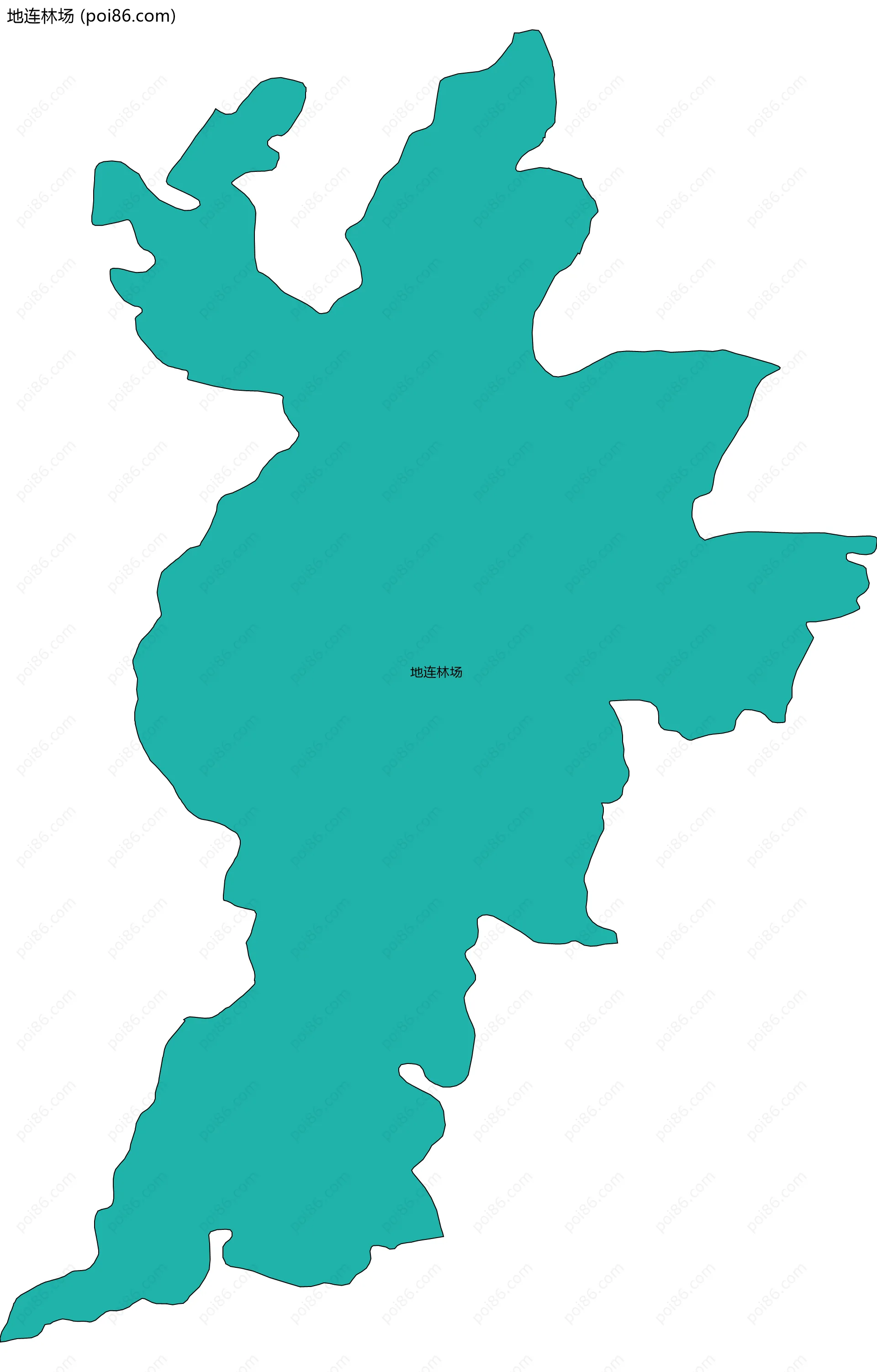 地连林场边界地图