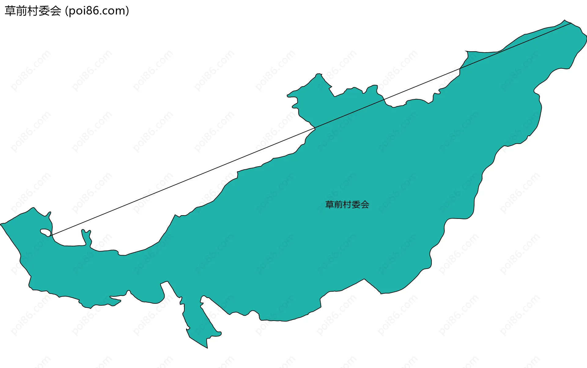 草前村委会边界地图