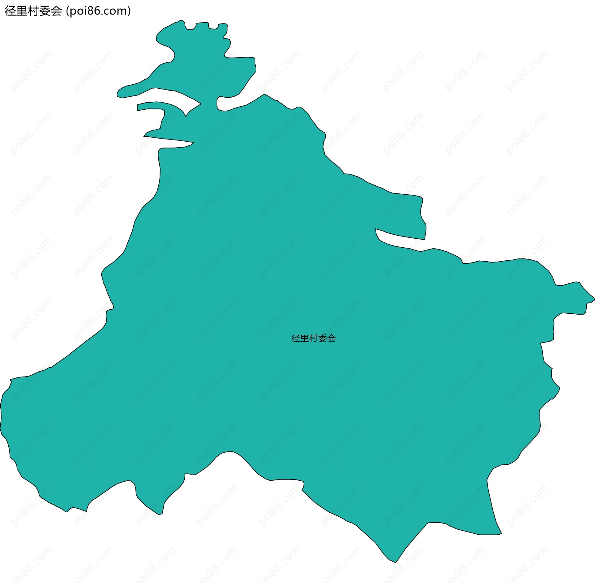 径里村委会边界地图