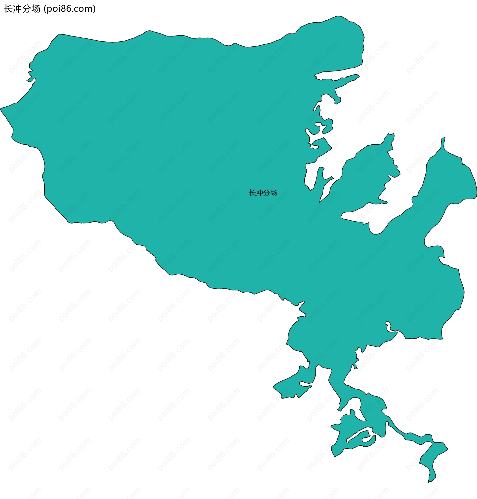 长冲分场边界地图