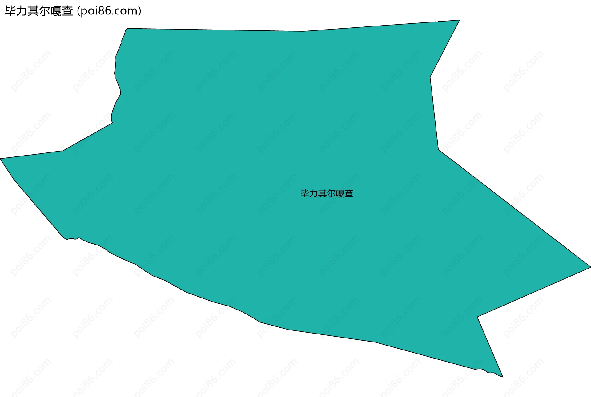毕力其尔嘎查边界地图