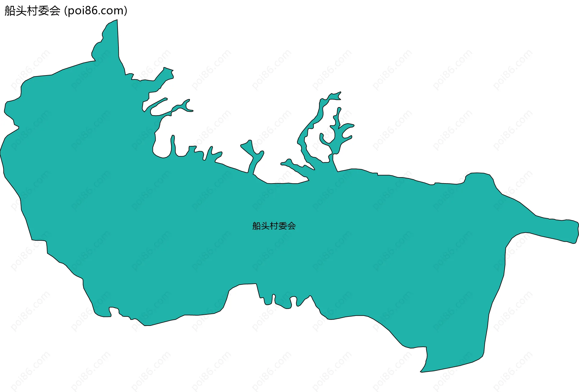 船头村委会边界地图