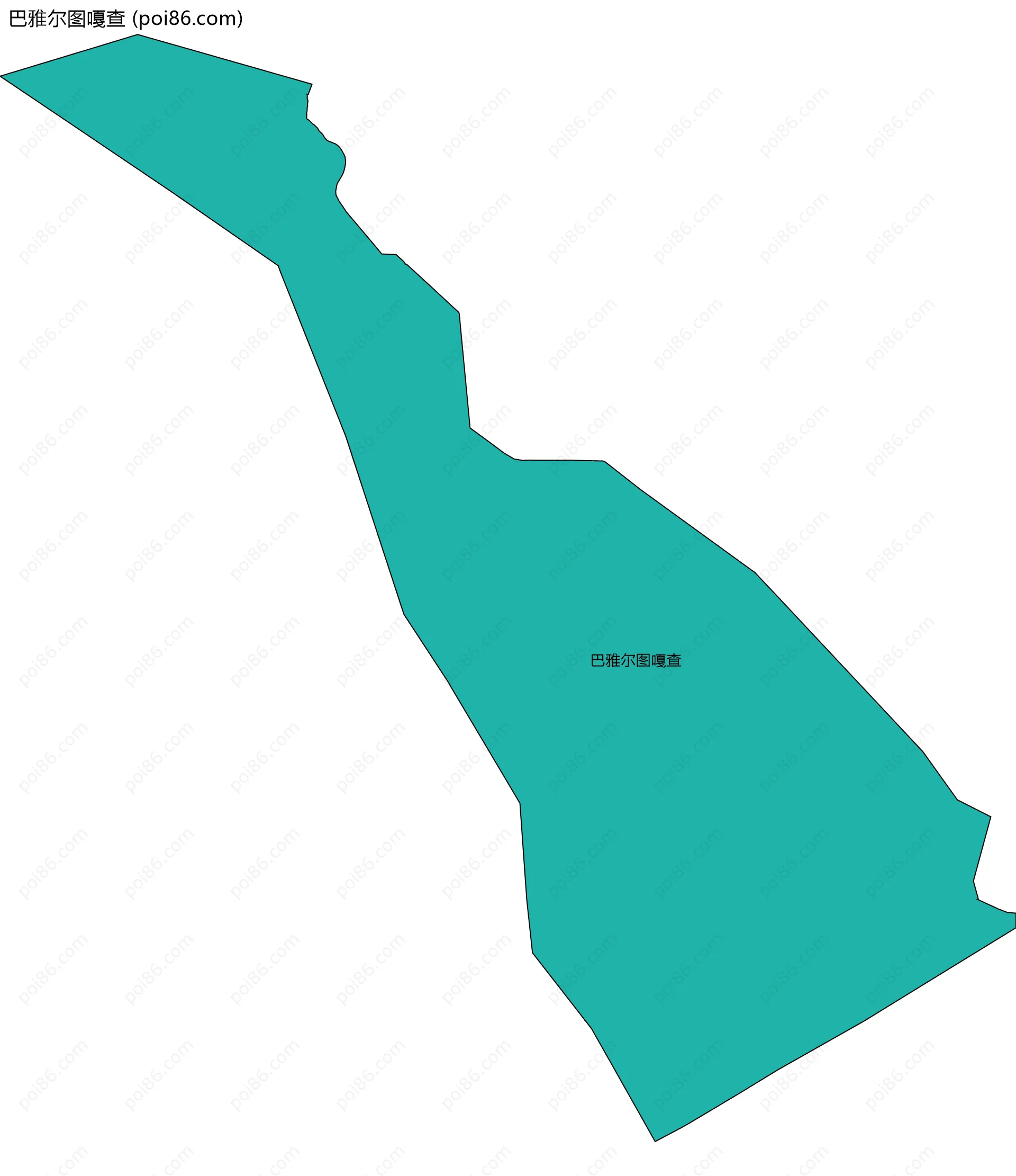 巴雅尔图嘎查边界地图