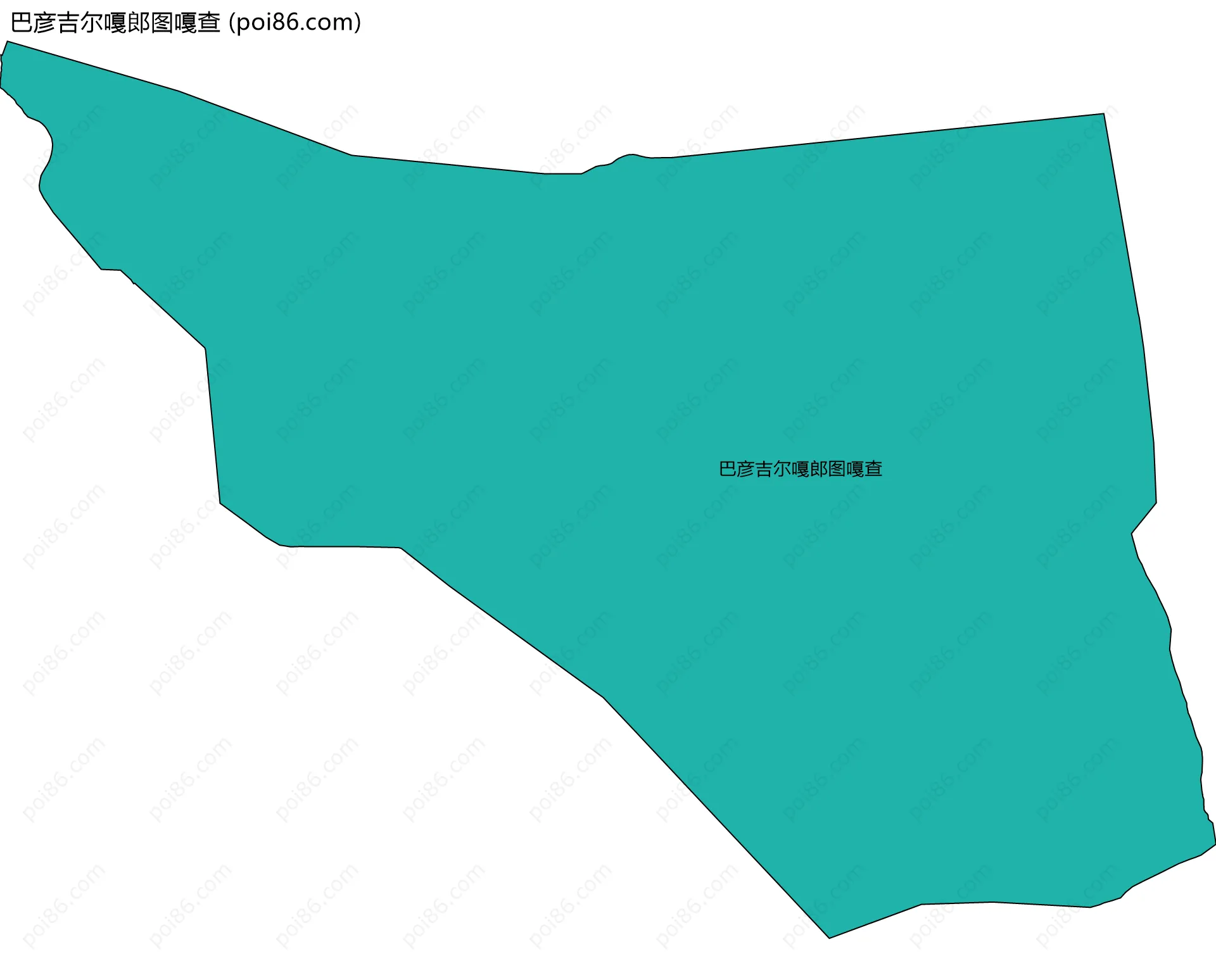 巴彦吉尔嘎郎图嘎查边界地图