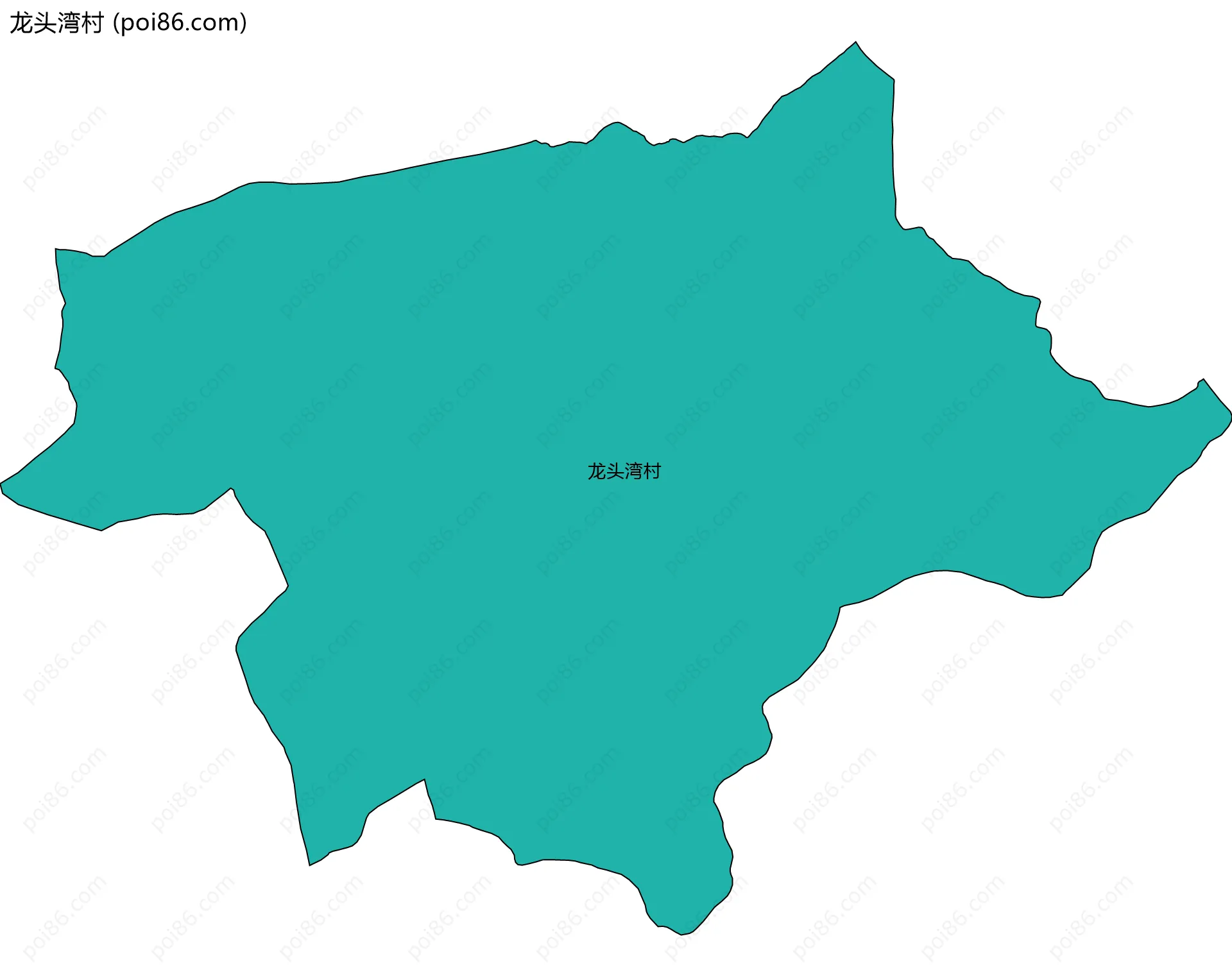 龙头湾村边界地图
