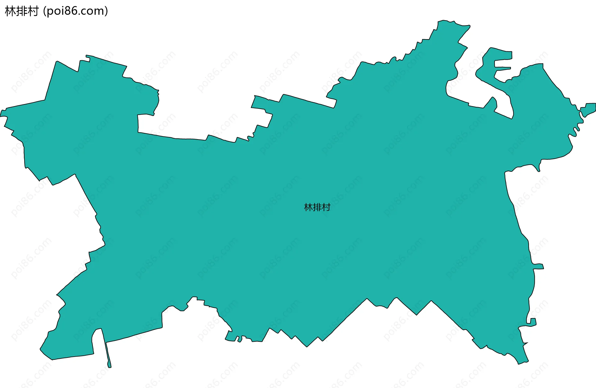 林排村边界地图