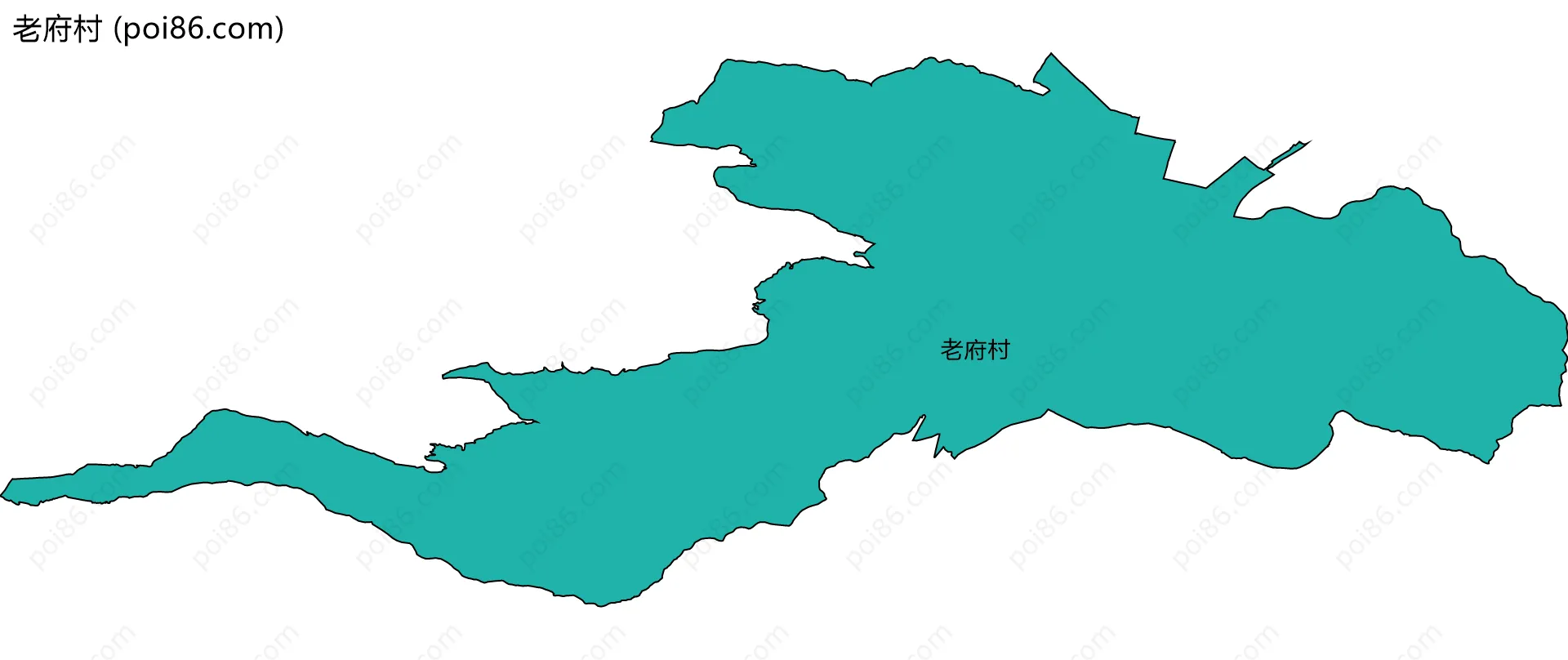 老府村边界地图