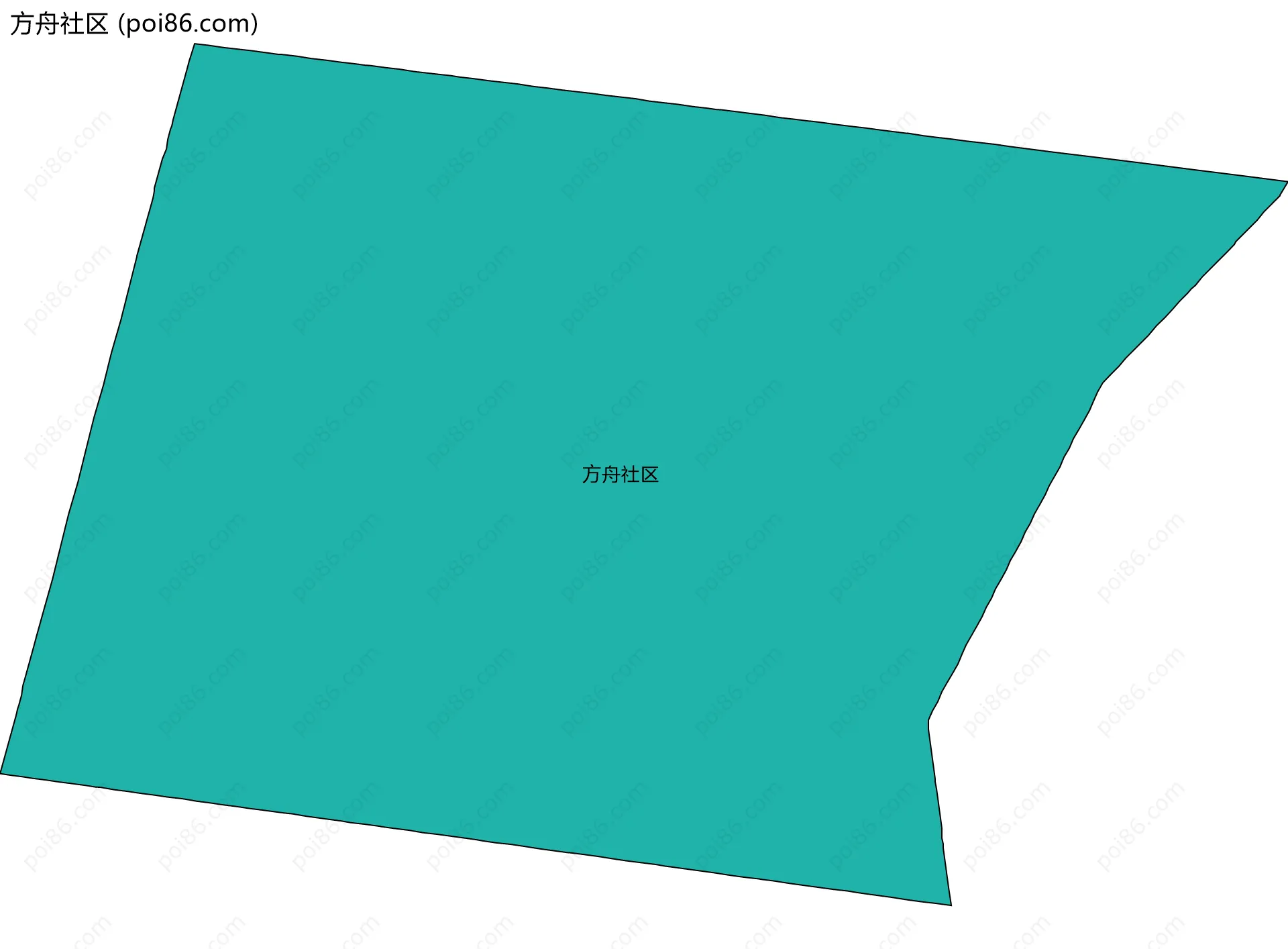 方舟社区边界地图