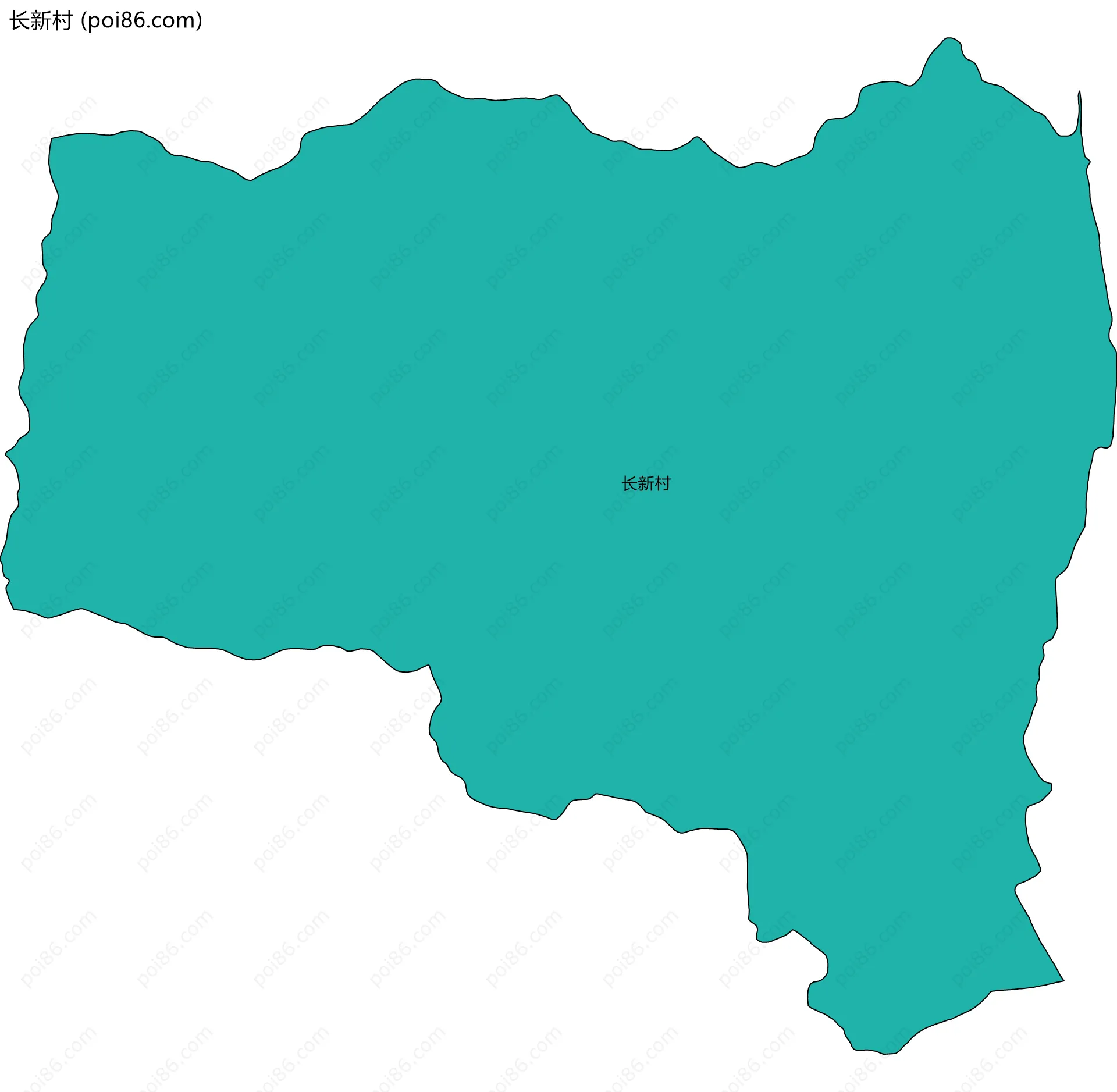 长新村边界地图