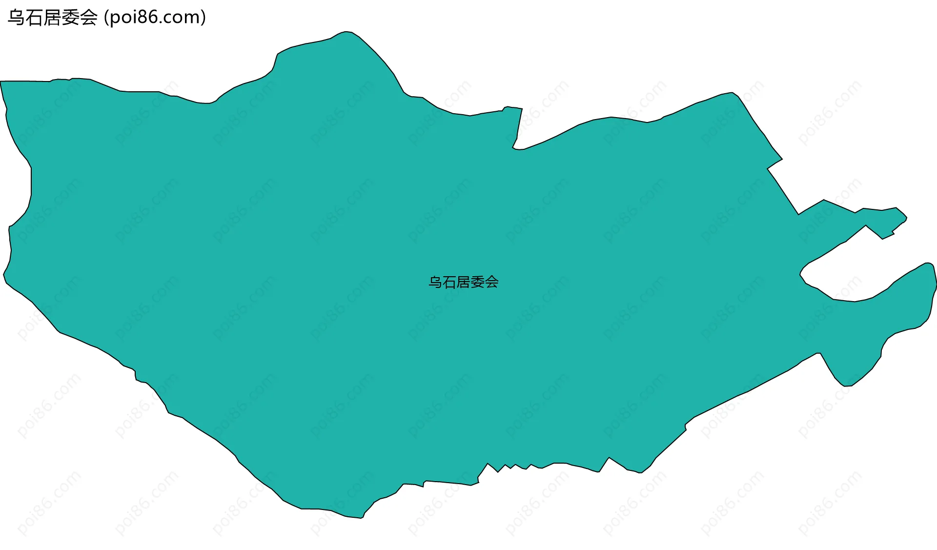 乌石居委会边界地图