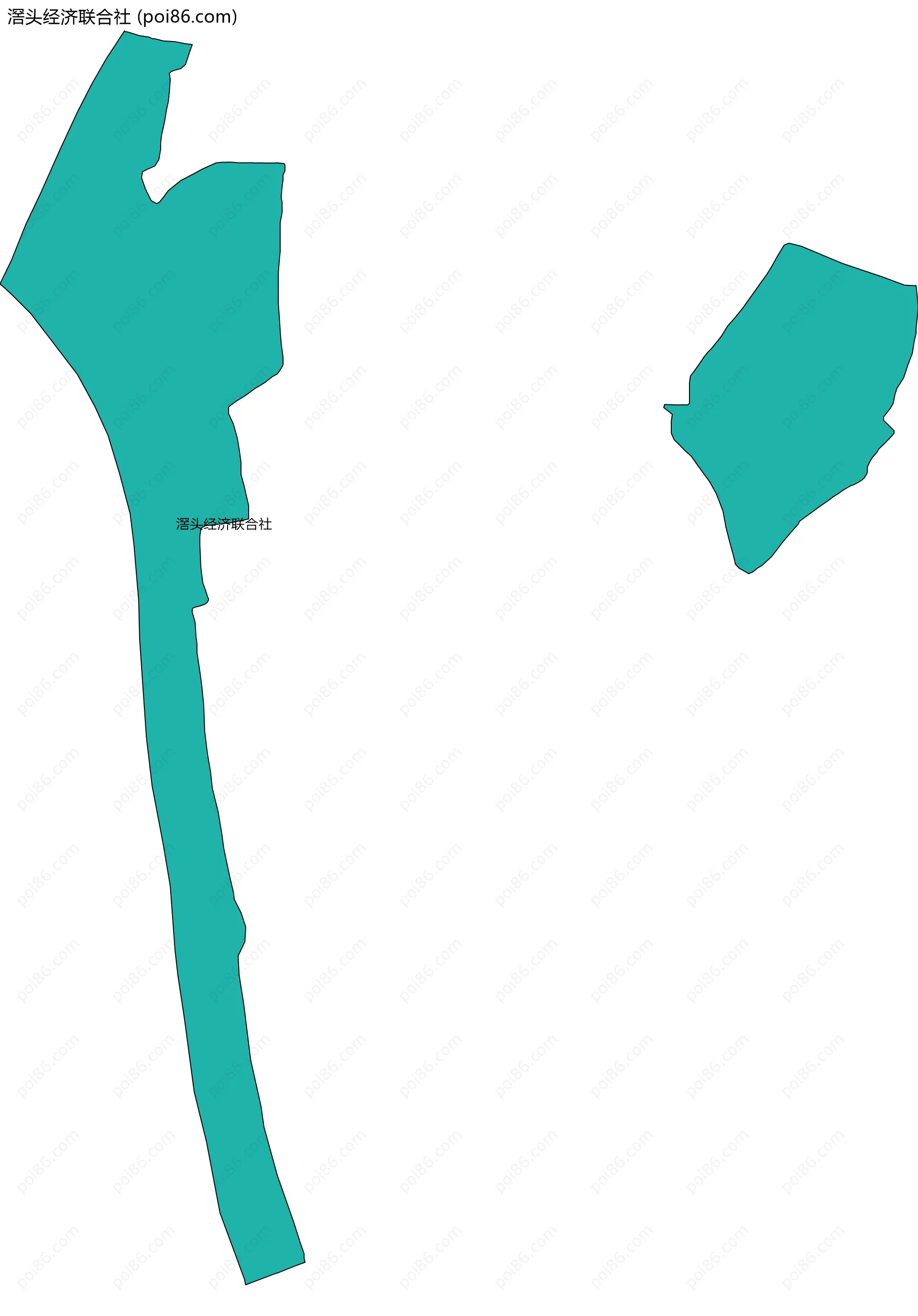 滘头经济联合社边界地图