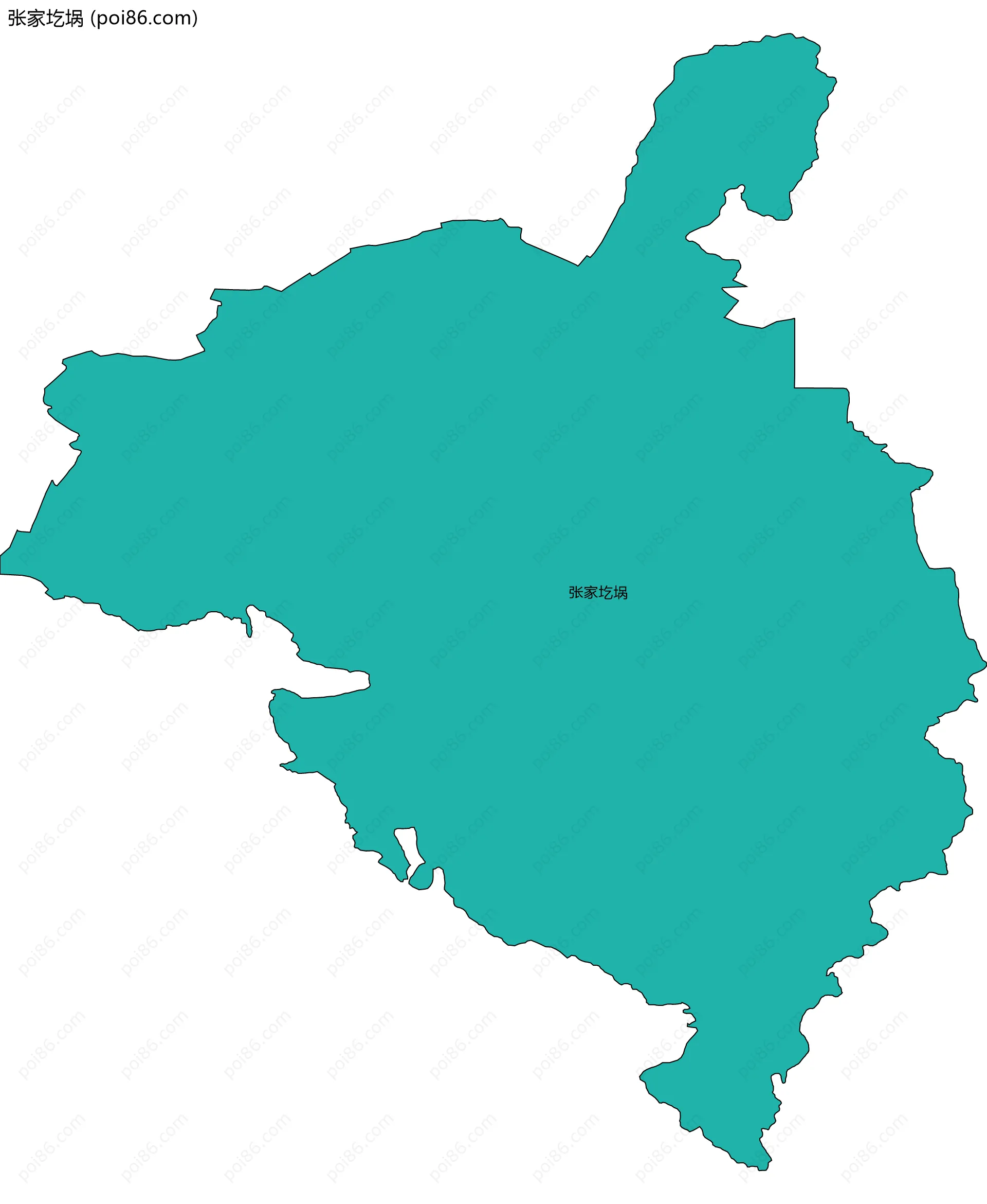 张家圪埚边界地图