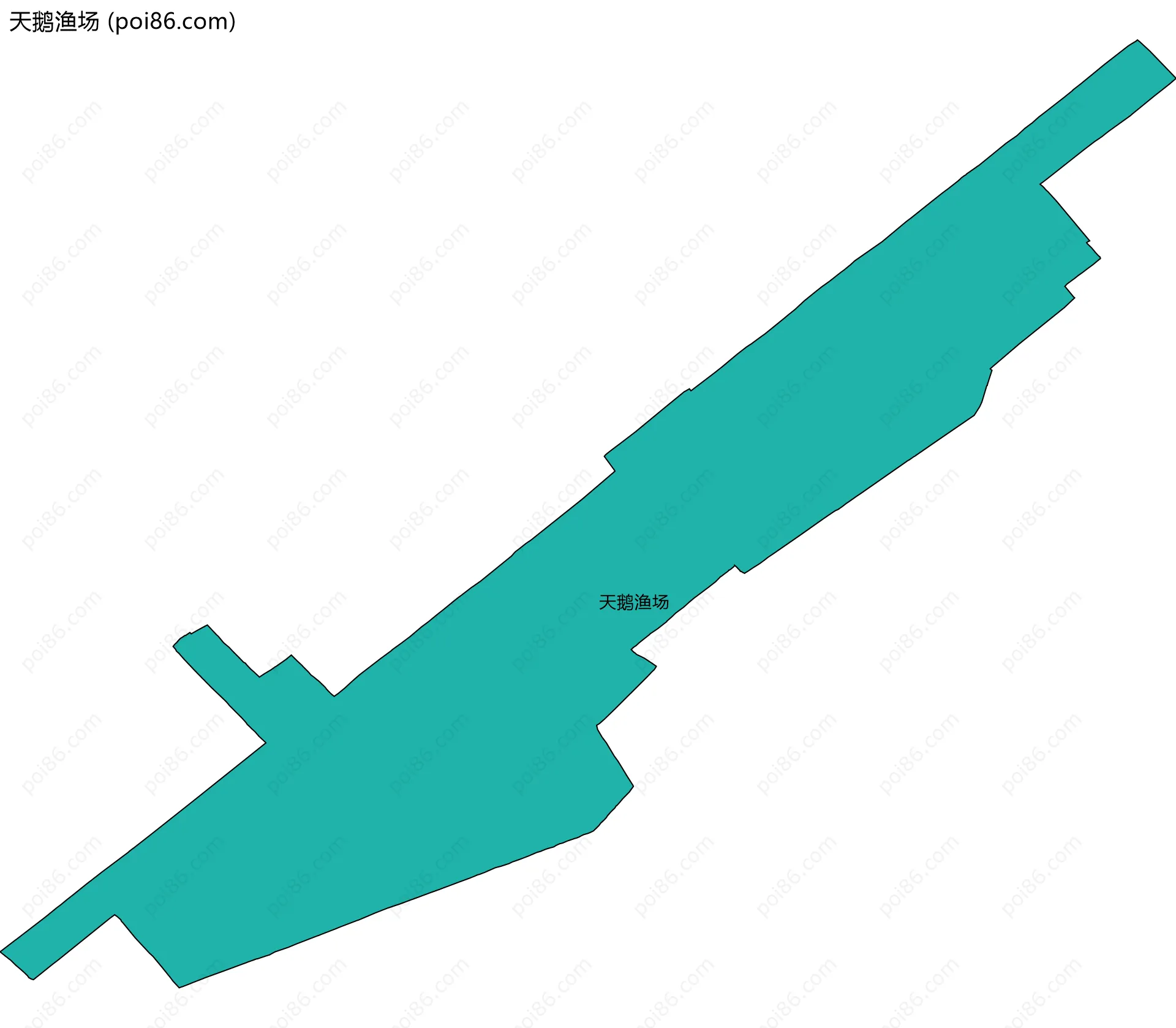 天鹅渔场边界地图