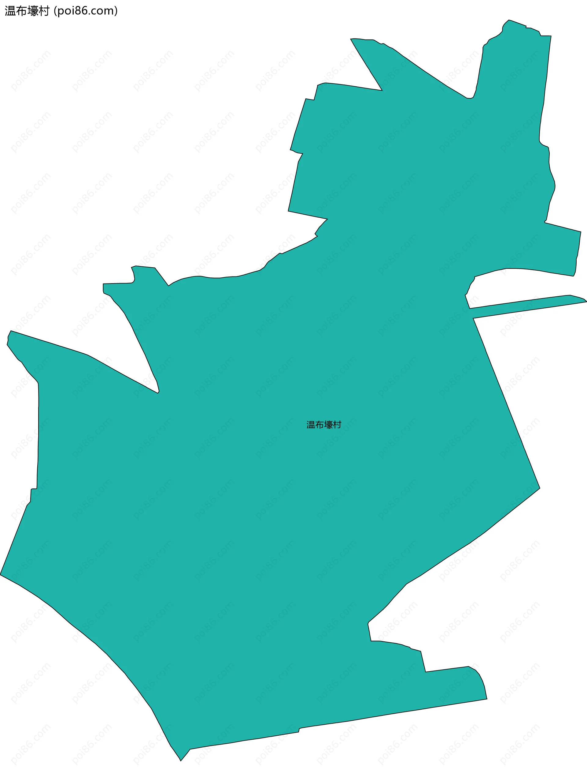 温布壕村边界地图