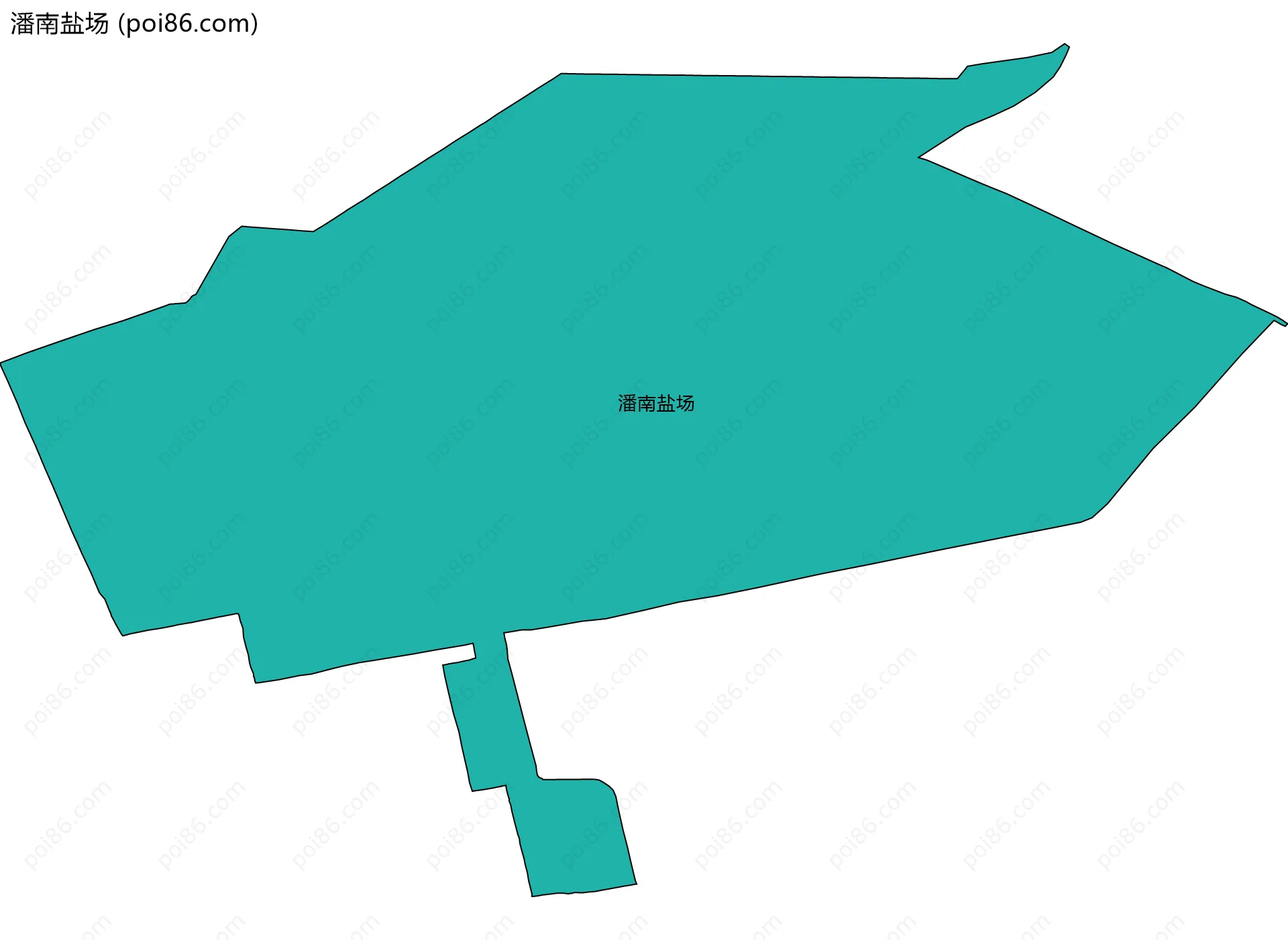 潘南盐场边界地图