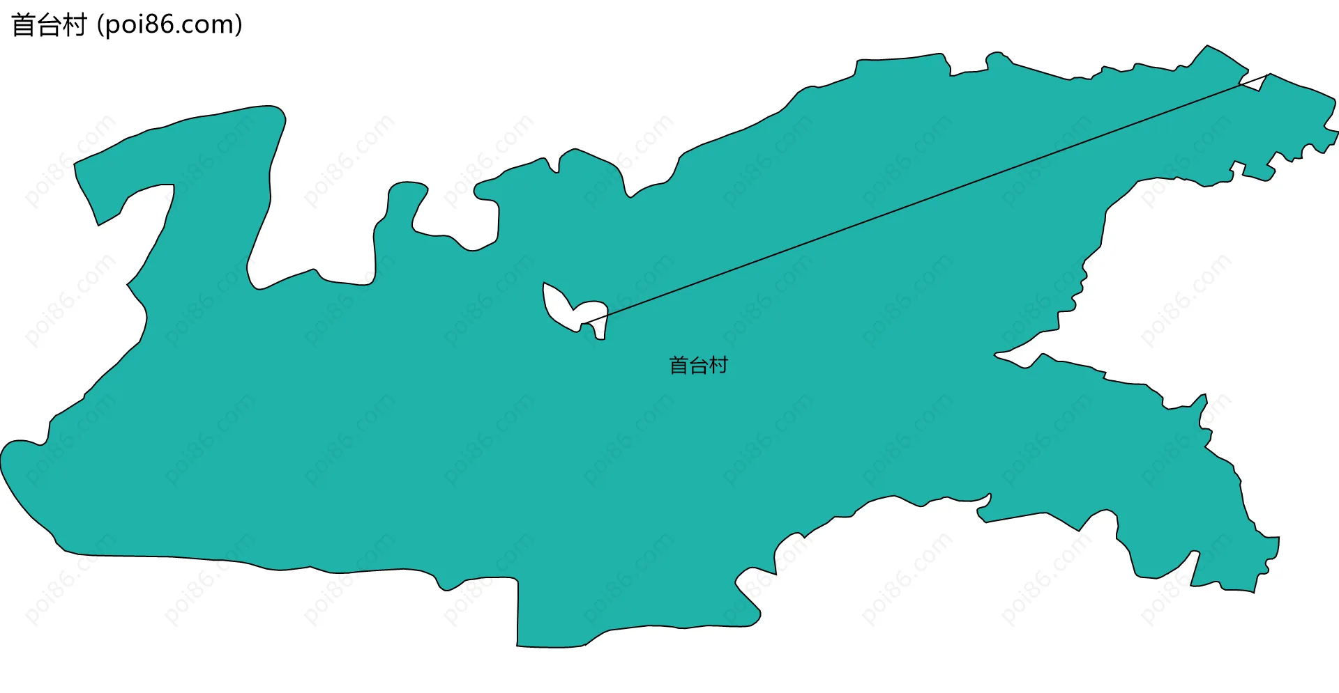 首台村边界地图