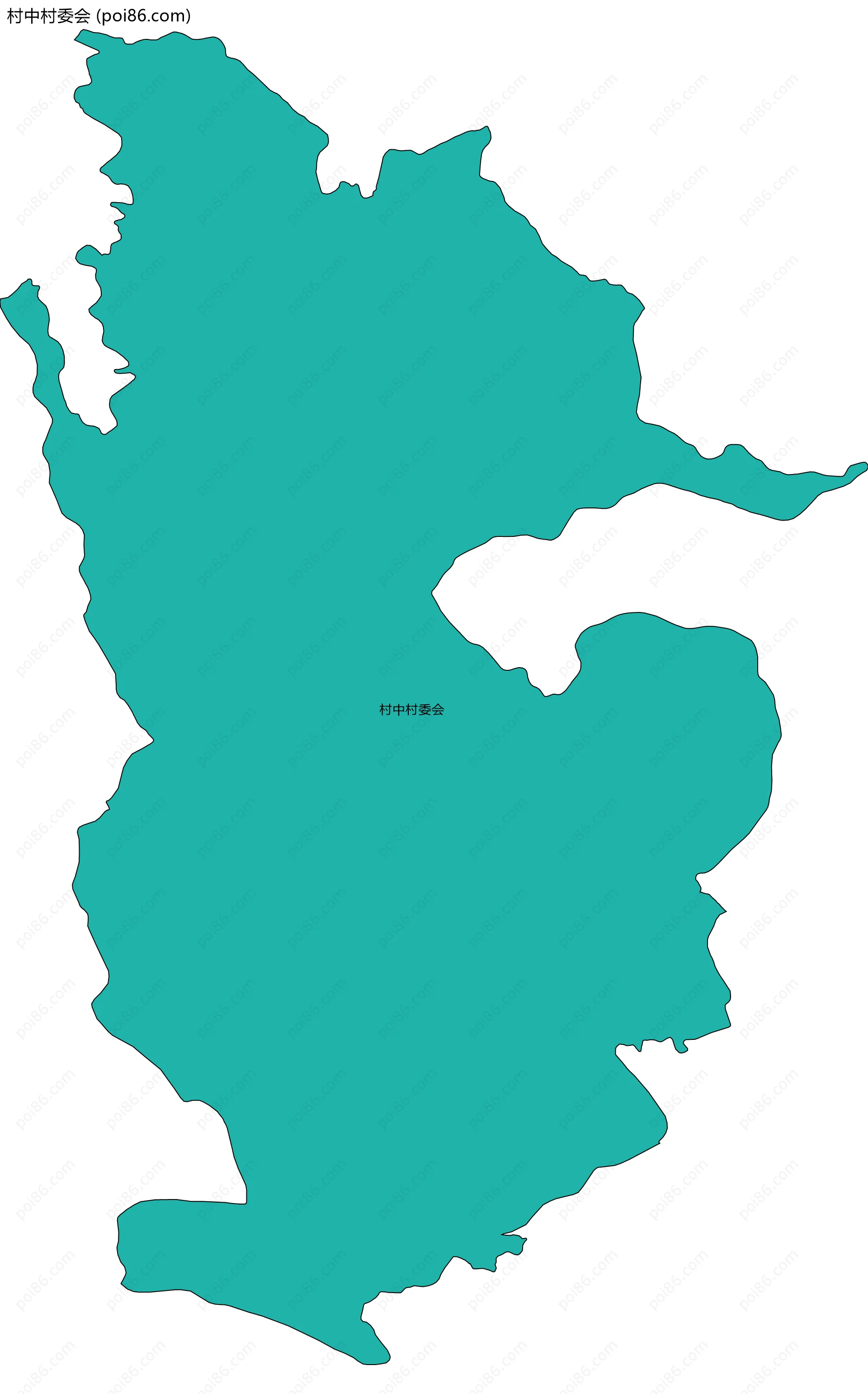 村中村委会边界地图