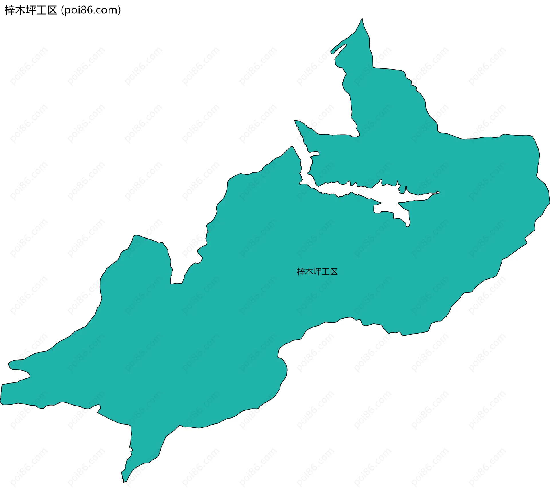 梓木坪工区边界地图