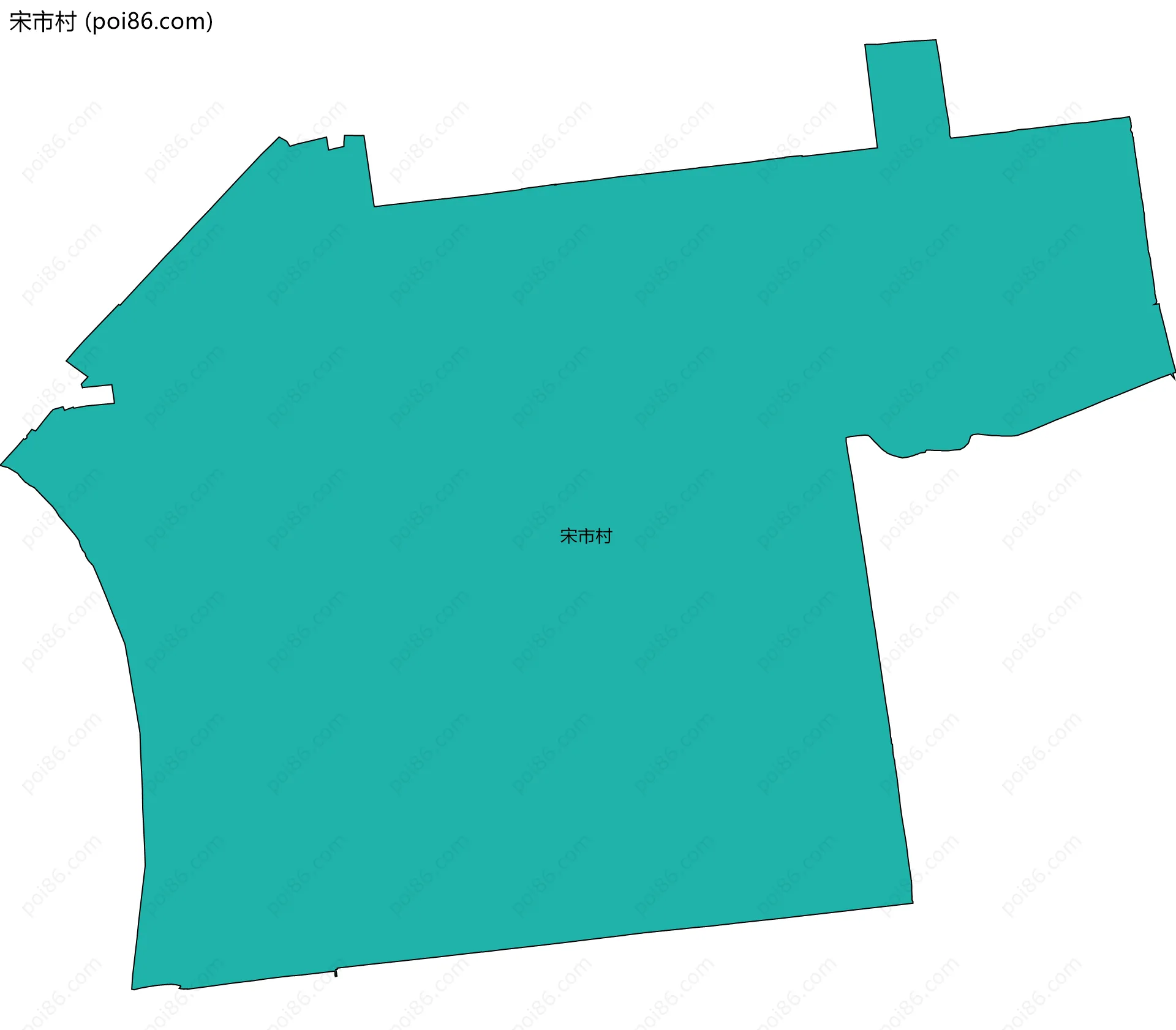 宋市村边界地图