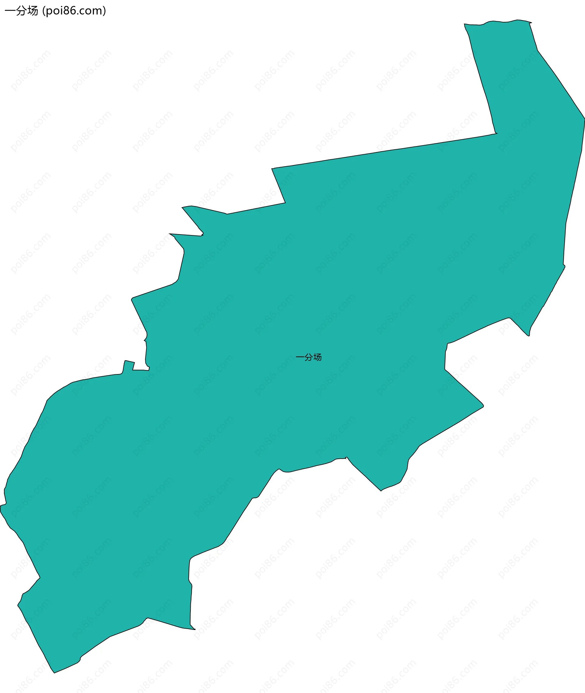 一分场边界地图