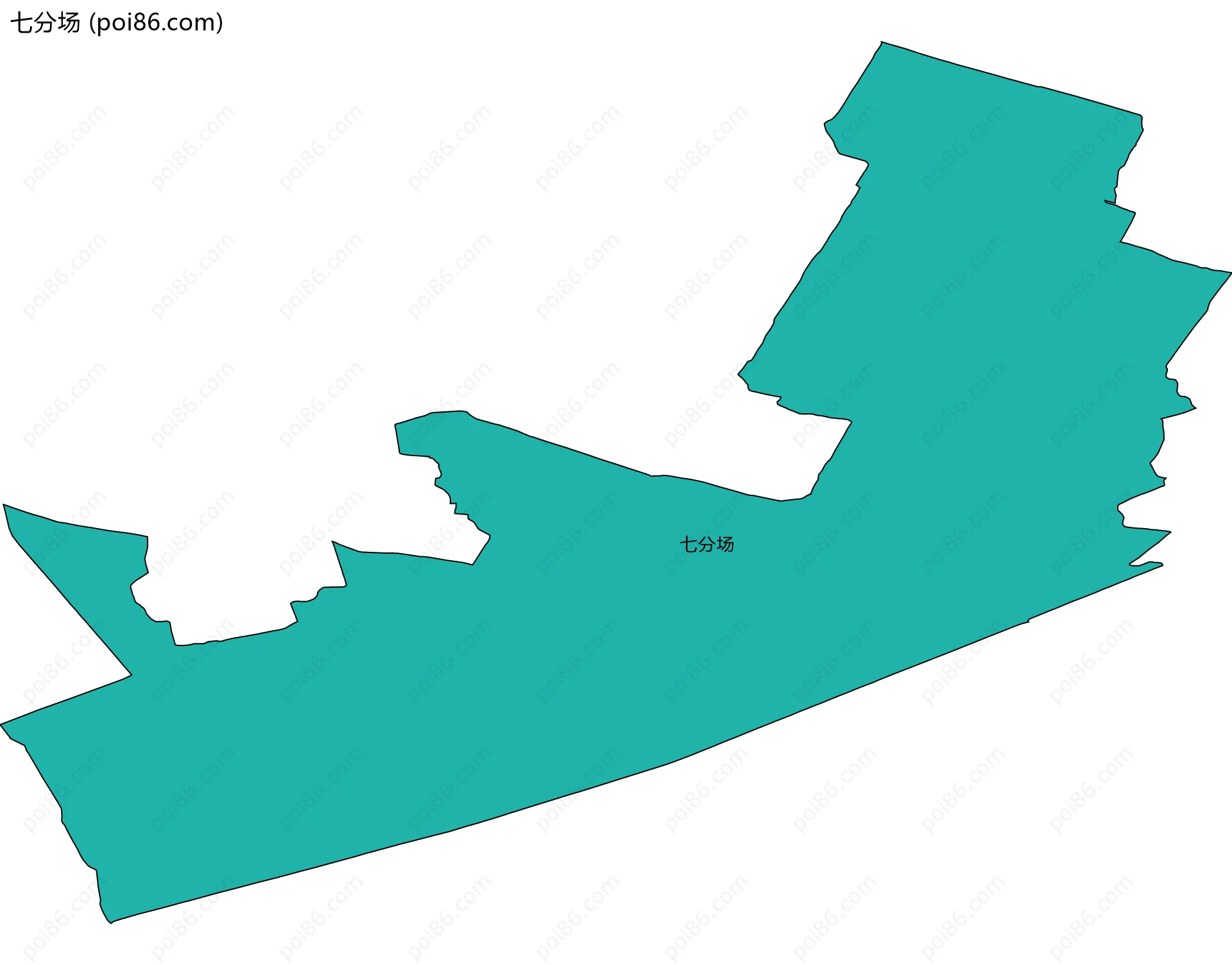 七分场边界地图