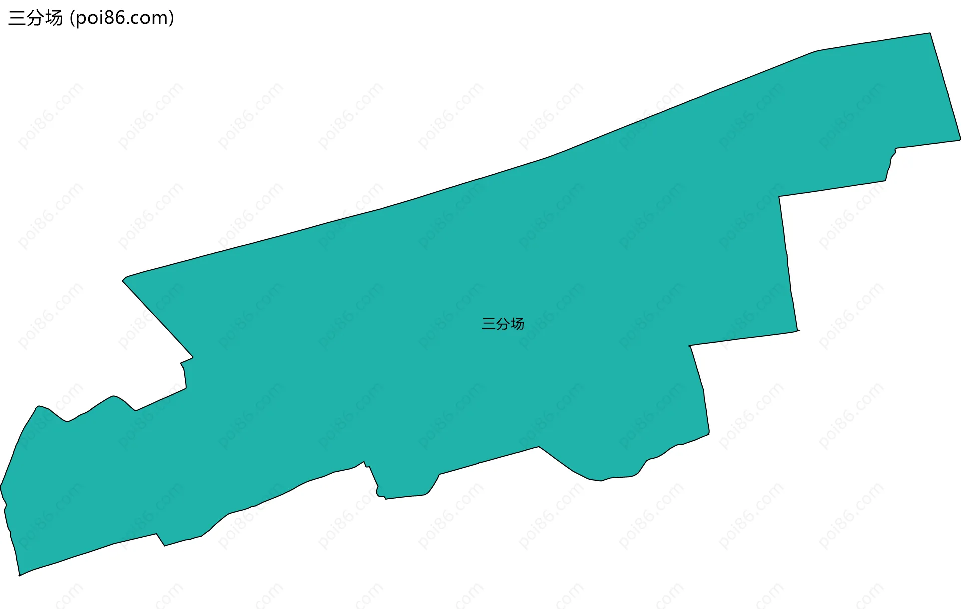 三分场边界地图