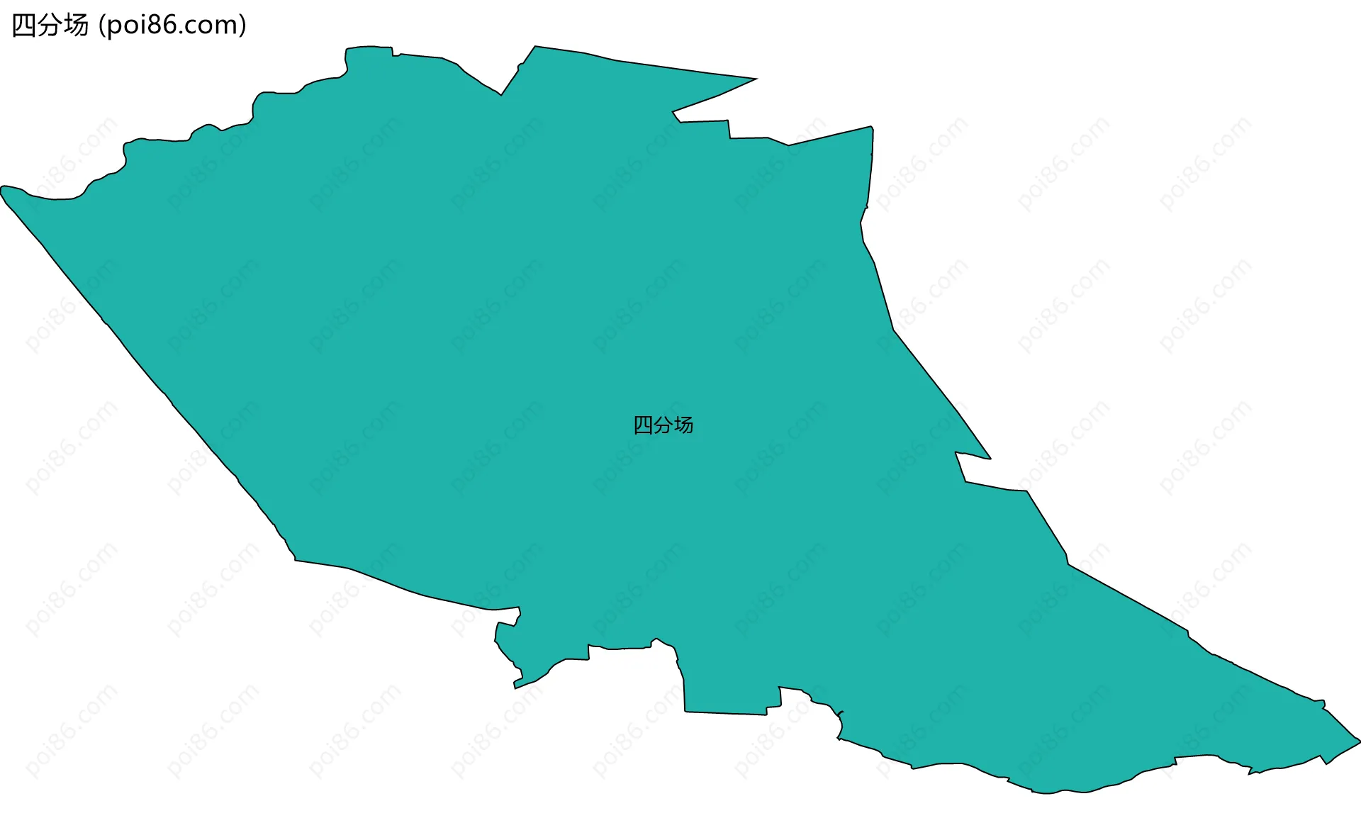 四分场边界地图