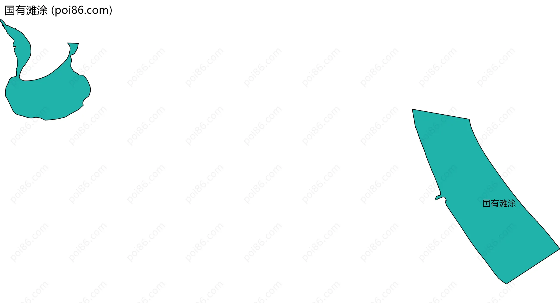 国有滩涂边界地图