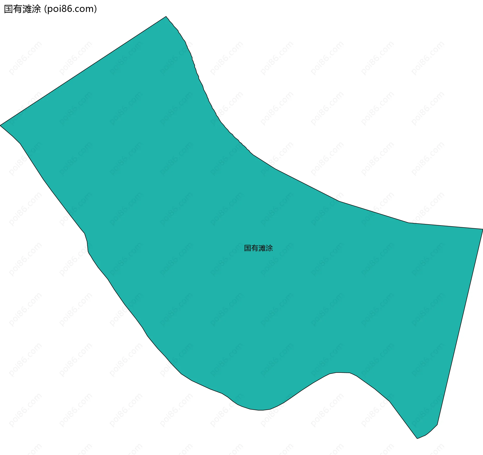 国有滩涂边界地图