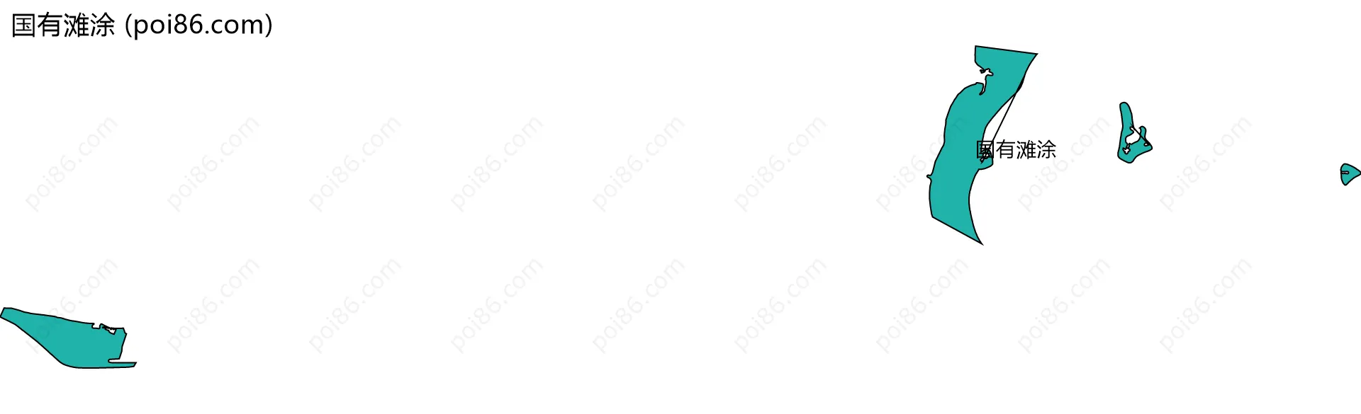 国有滩涂边界地图