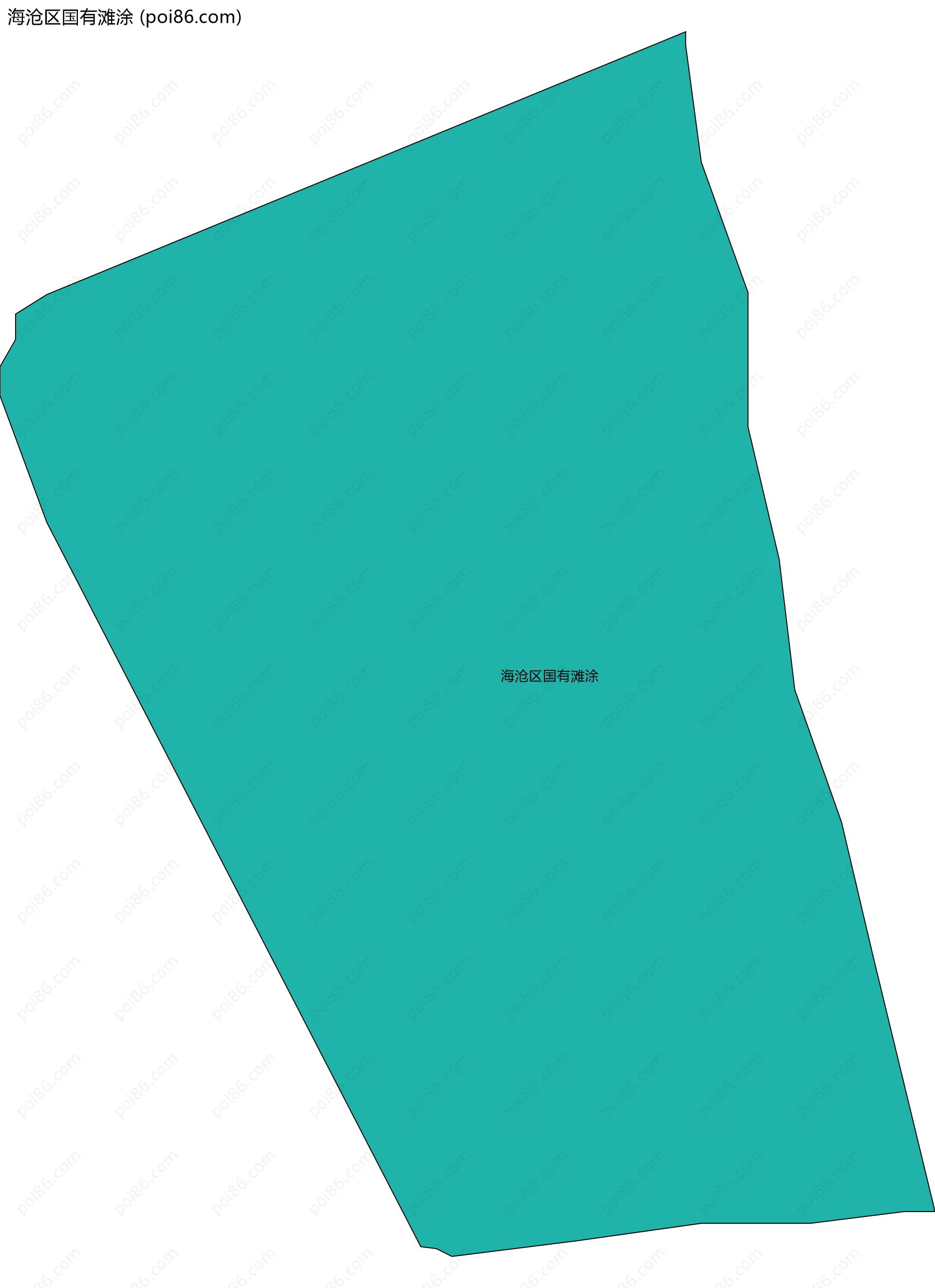 海沧区国有滩涂边界地图