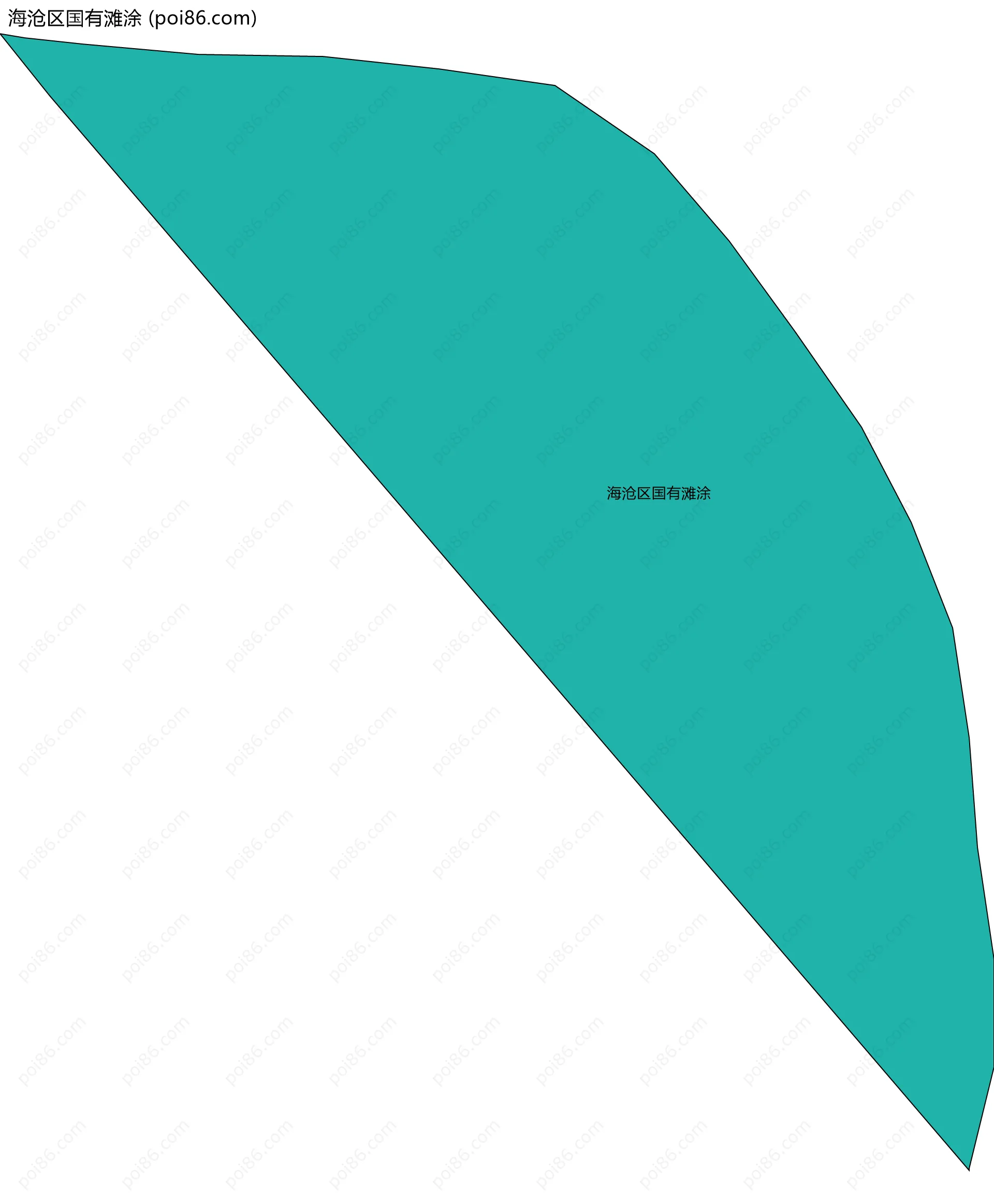 海沧区国有滩涂边界地图